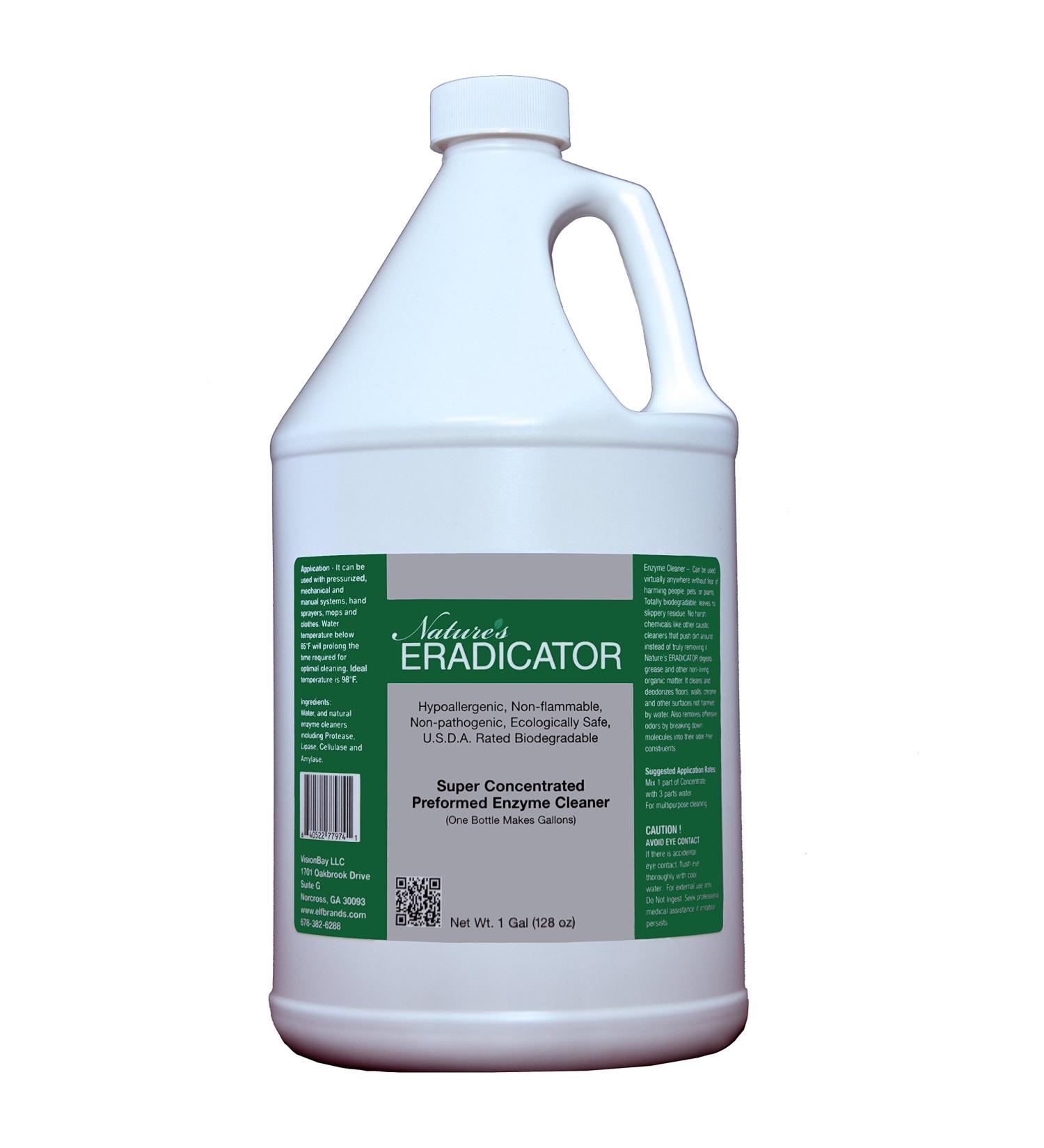 Buy Nature's ERADICATOR Multi-Purpose Enzyme Cleaner - 128 oz Concentrate for Home & Industry | International Shipping Available - Buy Online on GoSupps.com