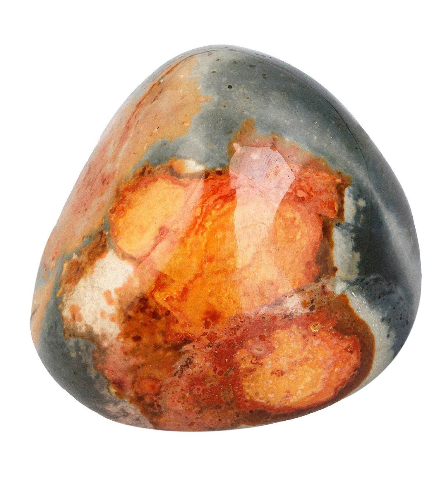 Shop MookaiTedecor Polished Ocean Jaspis Gemstone Drum Stones - Healing Crystals for Reiki & Home Decor - Buy Online on GoSupps.com