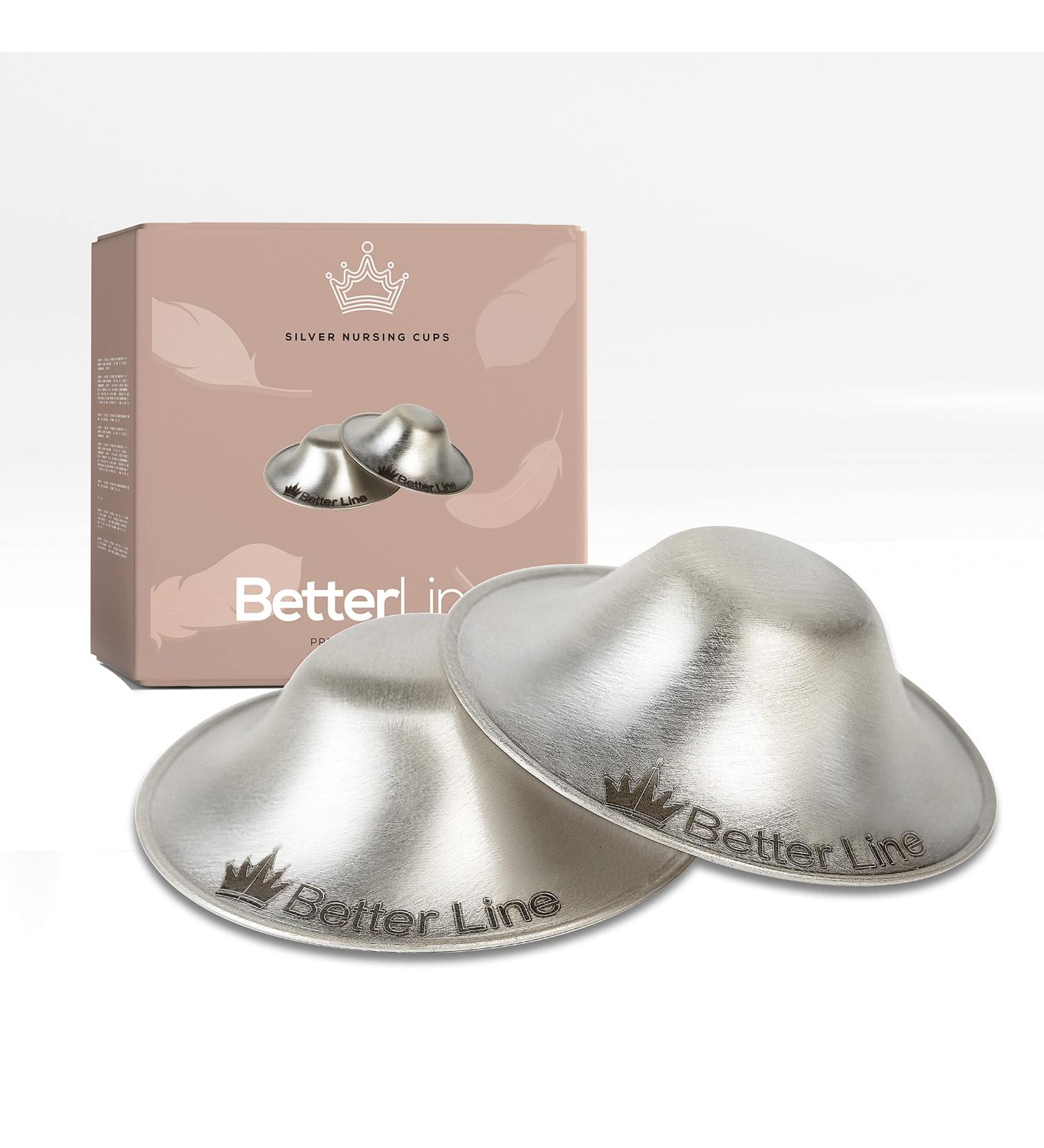 Buy Handmade Silver Nursing Cups | Soothe Nipples for Breastfeeding Moms | Newborn Essentials - Perfect Baby Shower Gifts | C Cup or Less - Buy Online on GoSupps.com