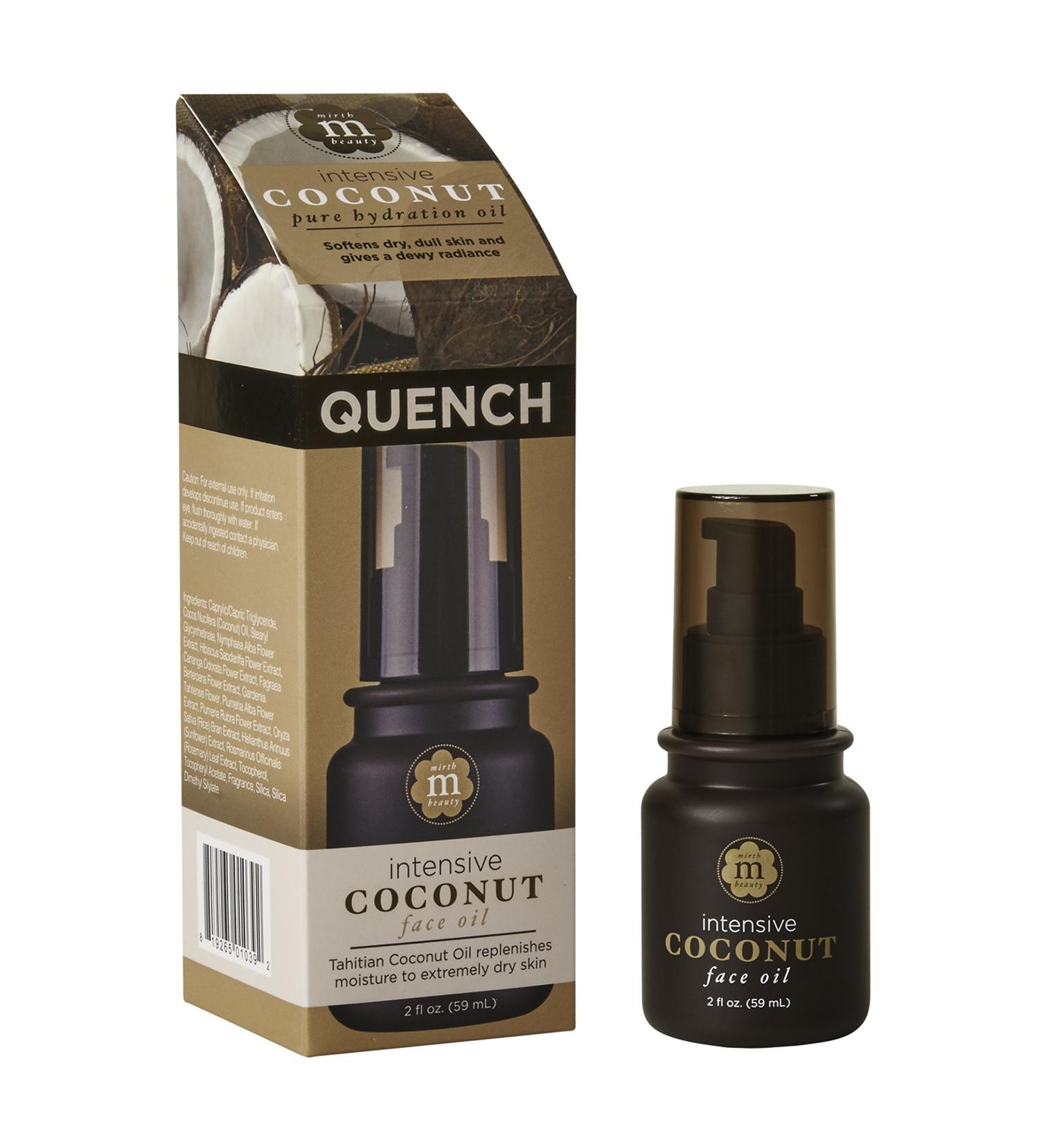 Mirth Beauty Coconut Face Oil that hydrates skin and softens the look of scars and skin discoloration. 2oz. - Buy Online on GoSupps.com