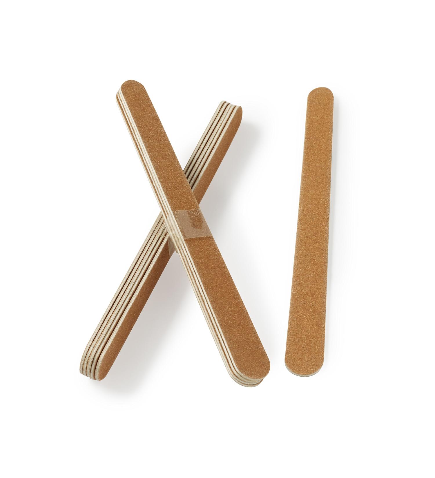 Manicare Small Emery Boards 10-Piece Pack - Brown - Nail File Set - Buy Online on GoSupps.com