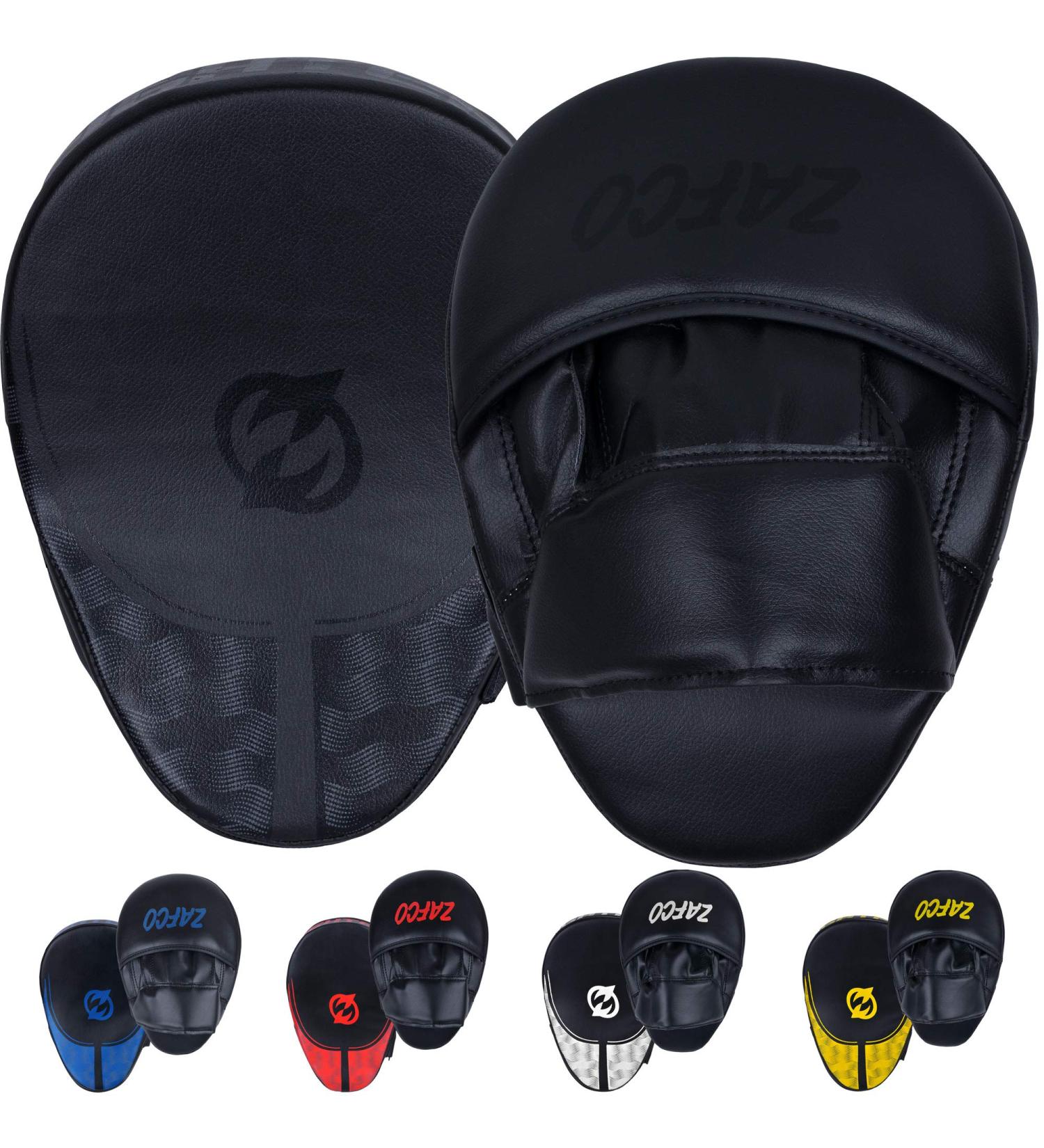 Zafco Sports Boxing Mitts for Muay Thai MMA Training - Black - Buy Online on GoSupps.com