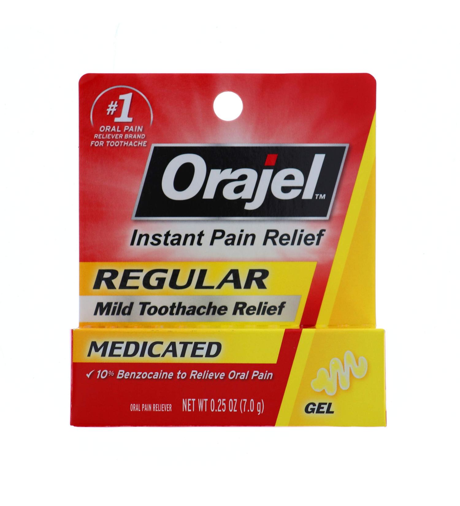 Orajel Gel Regular 0.25 oz.