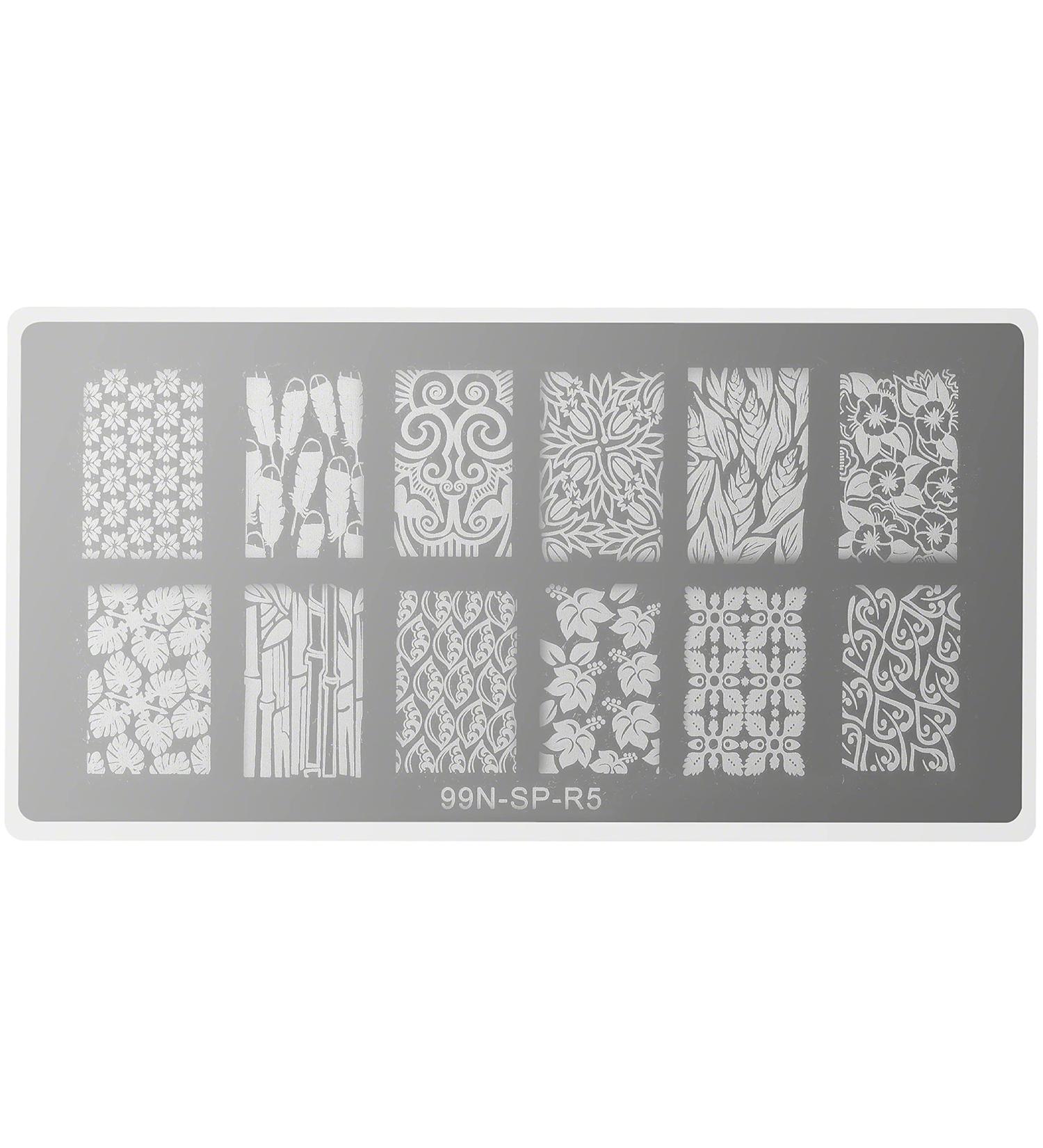 99nails Stamping Plate Rectangle - Jungle | Premium Nail Art Tool for International Shipping - Buy Online on GoSupps.com
