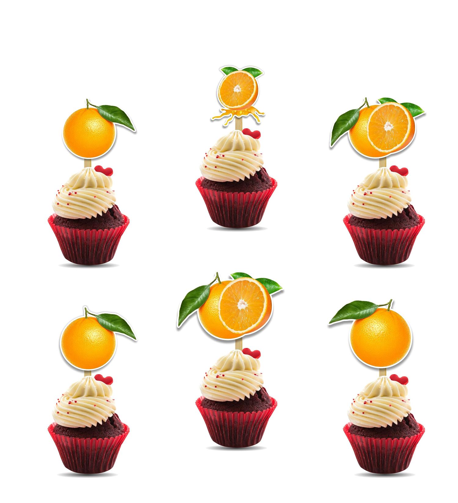 Seyal Orange Cupcake Topper - Buy Online on GoSupps.com