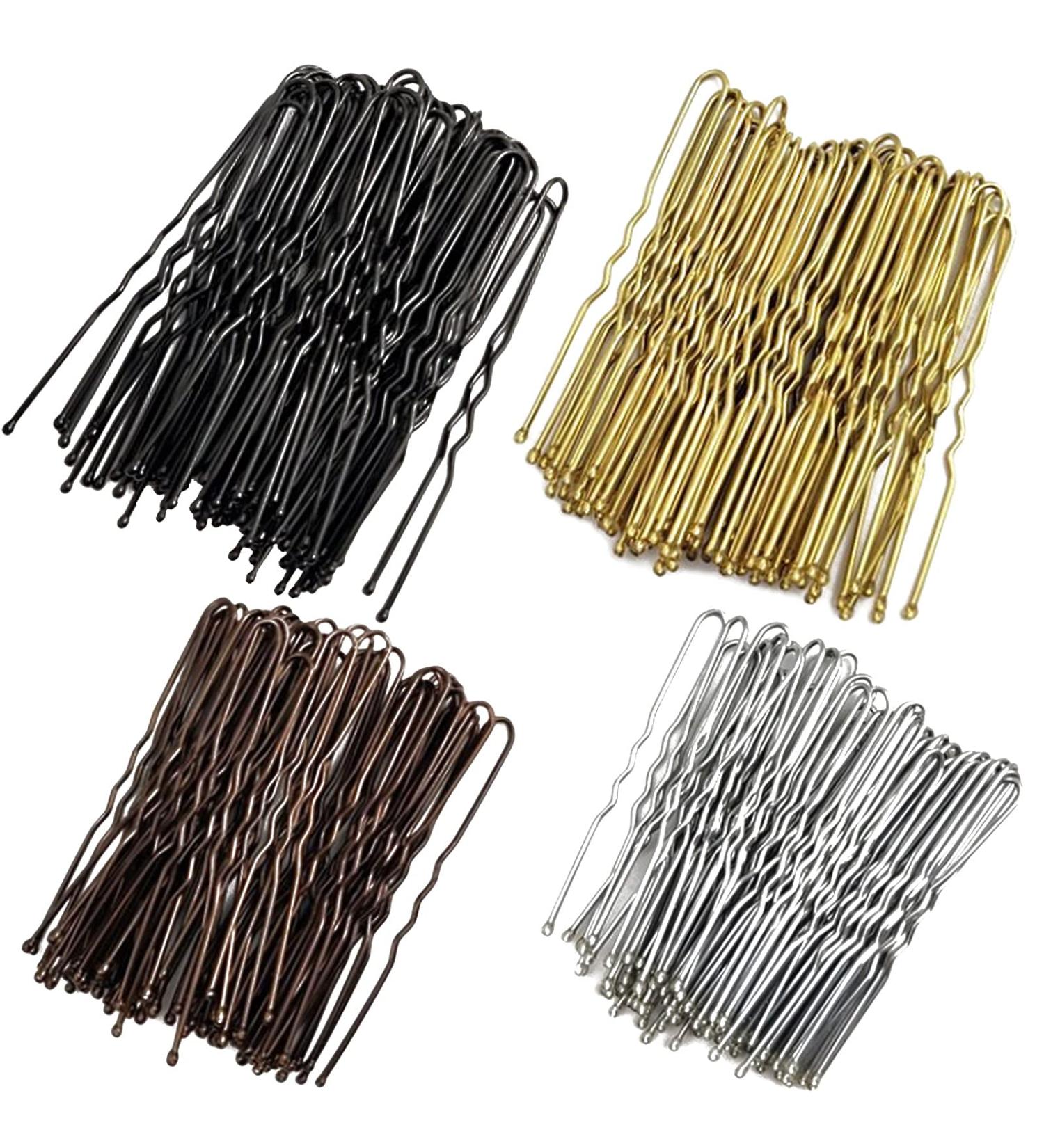 200 Pcs Zliutin Metal U-Shape Hair Needles & Wave Hair Clips - Classic Bobby Pins for Women & Girls - Perfect for All Hair Types - Buy Online on GoSupps.com