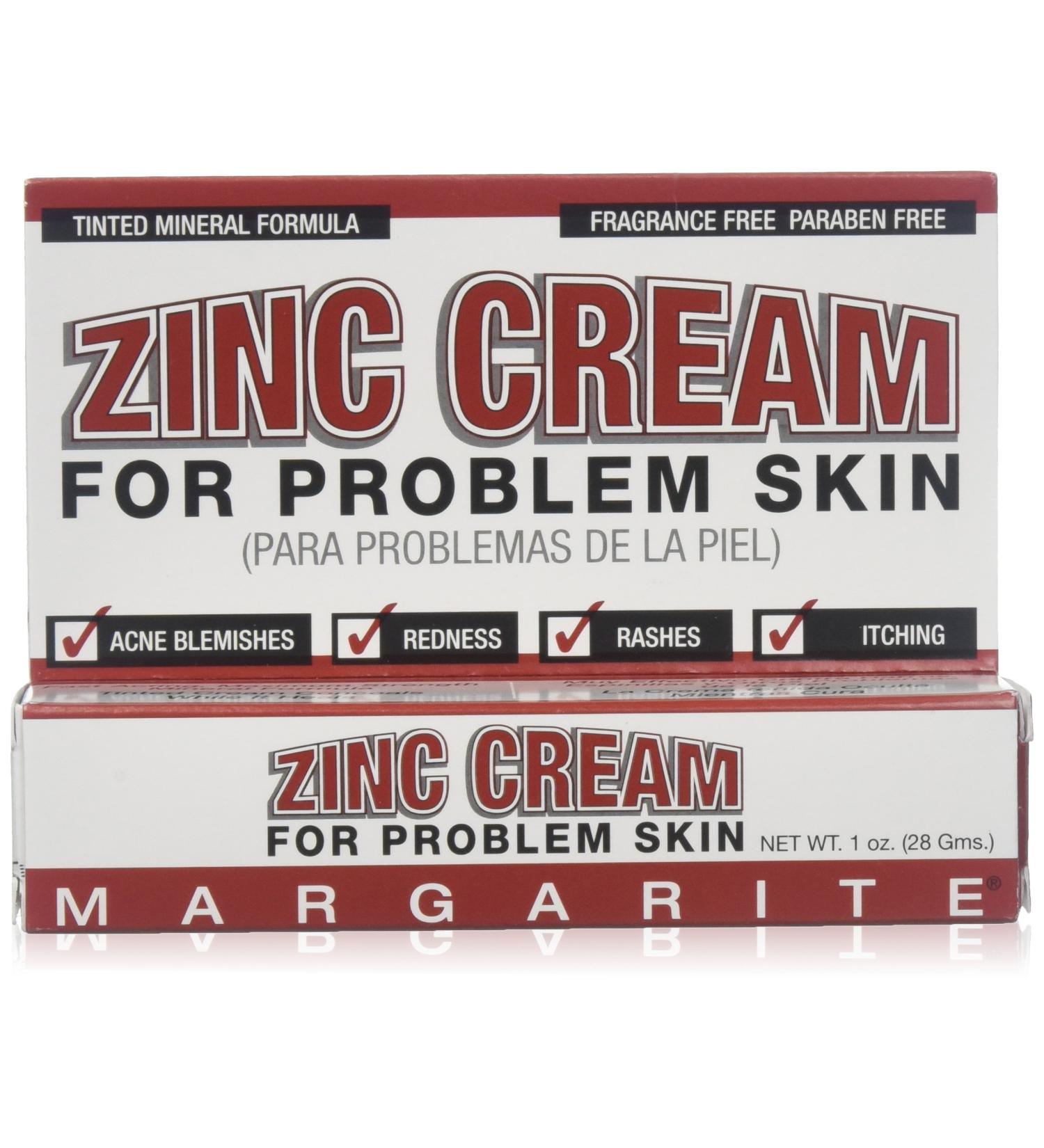 Zinc Cream Margarite 1 oz Cream