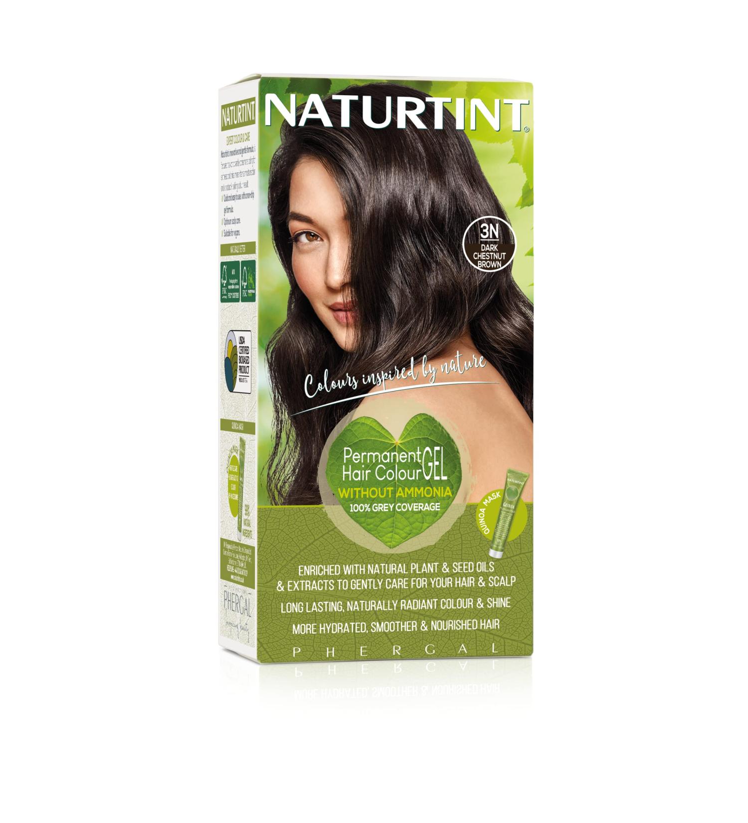 Naturtint 3N Dark Chestnut Brown Hair Color - 1 Pack - Buy Online on GoSupps.com
