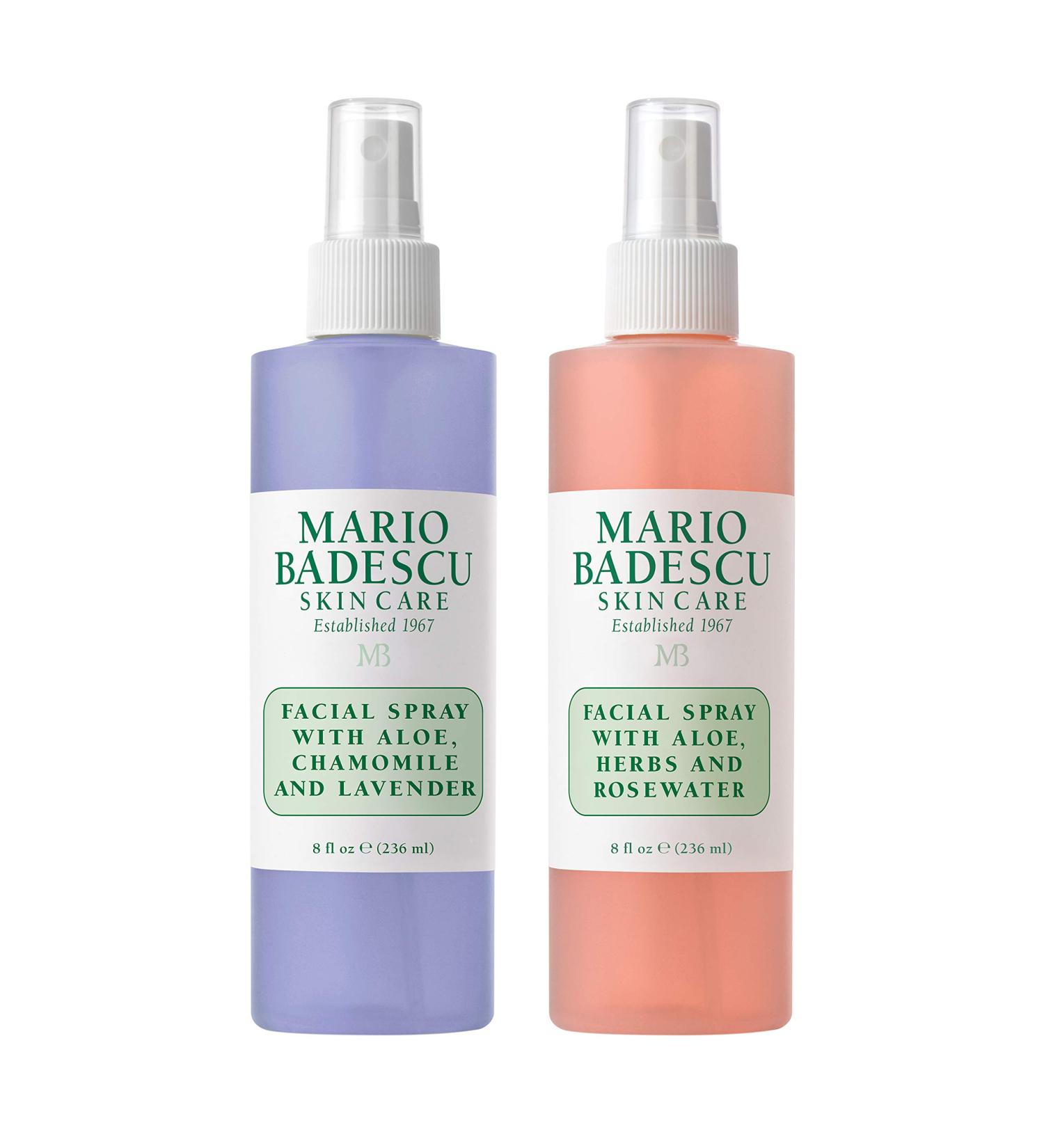 Mario Badescu Rosewater & Lavender Facial Spray Duo - 8 fl oz (Pack of 2) - Buy Online on GoSupps.com