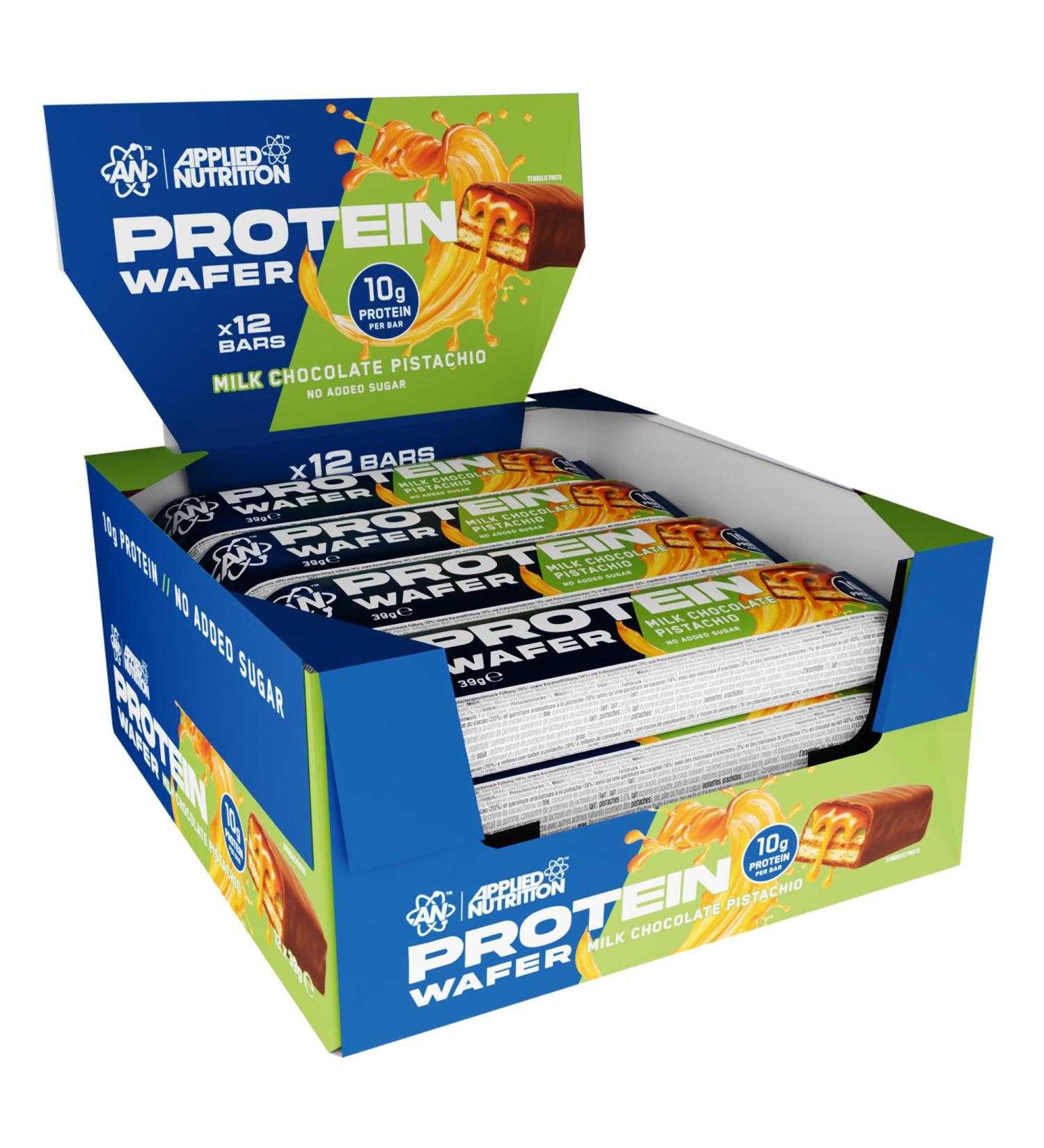 Barre prot in e Applied Nutrition Snack prot in riche en prot ines avec 10 g de prot ines par barre enrob de chocolat au lait texture l g re et croustillante (barre de 39 g) (chocolat au lait et - Buy Online on GoSupps.com