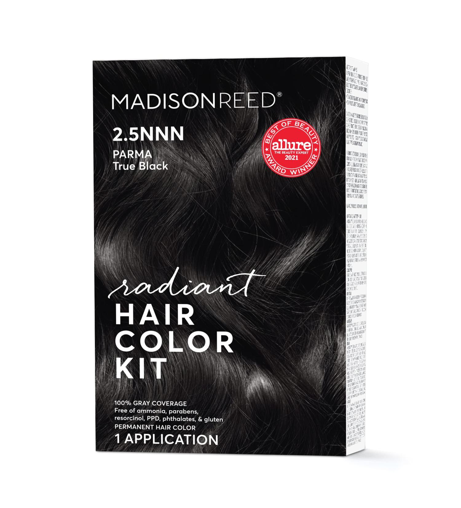Madison Reed Radiant Hair Color Kit - Parma Black 2.5NNN - Shades of Black (Pack of 1) - Buy Online on GoSupps.com