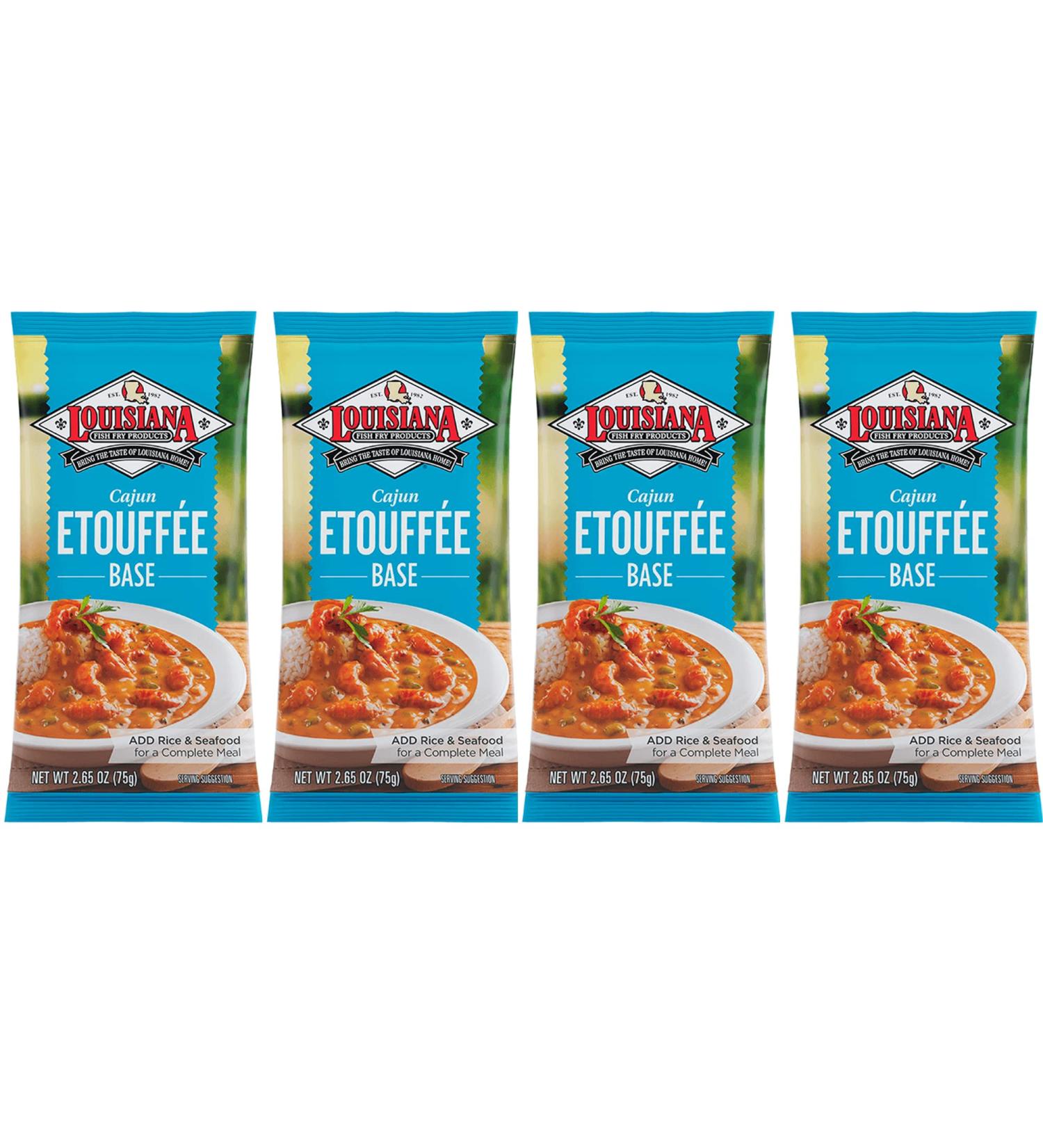 Louisiana Fish Fry Cajun Etouffee Base 2.65oz (Pack of 4) - Buy Online on GoSupps.com
