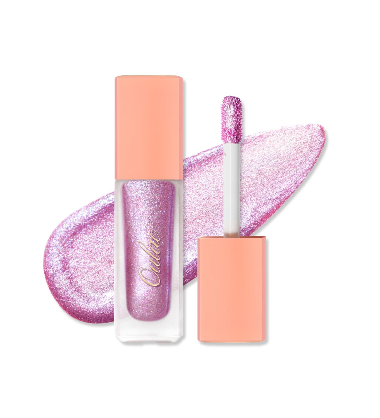 Buy Oulac Glitter Eyeshadow Liquid - Metallic Eyelid Shadow & Eyeliner | Vegan Cruelty-Free | Smooth Shimmer Finish in Digital Lavender | 5.4g - Buy Online on GoSupps.com