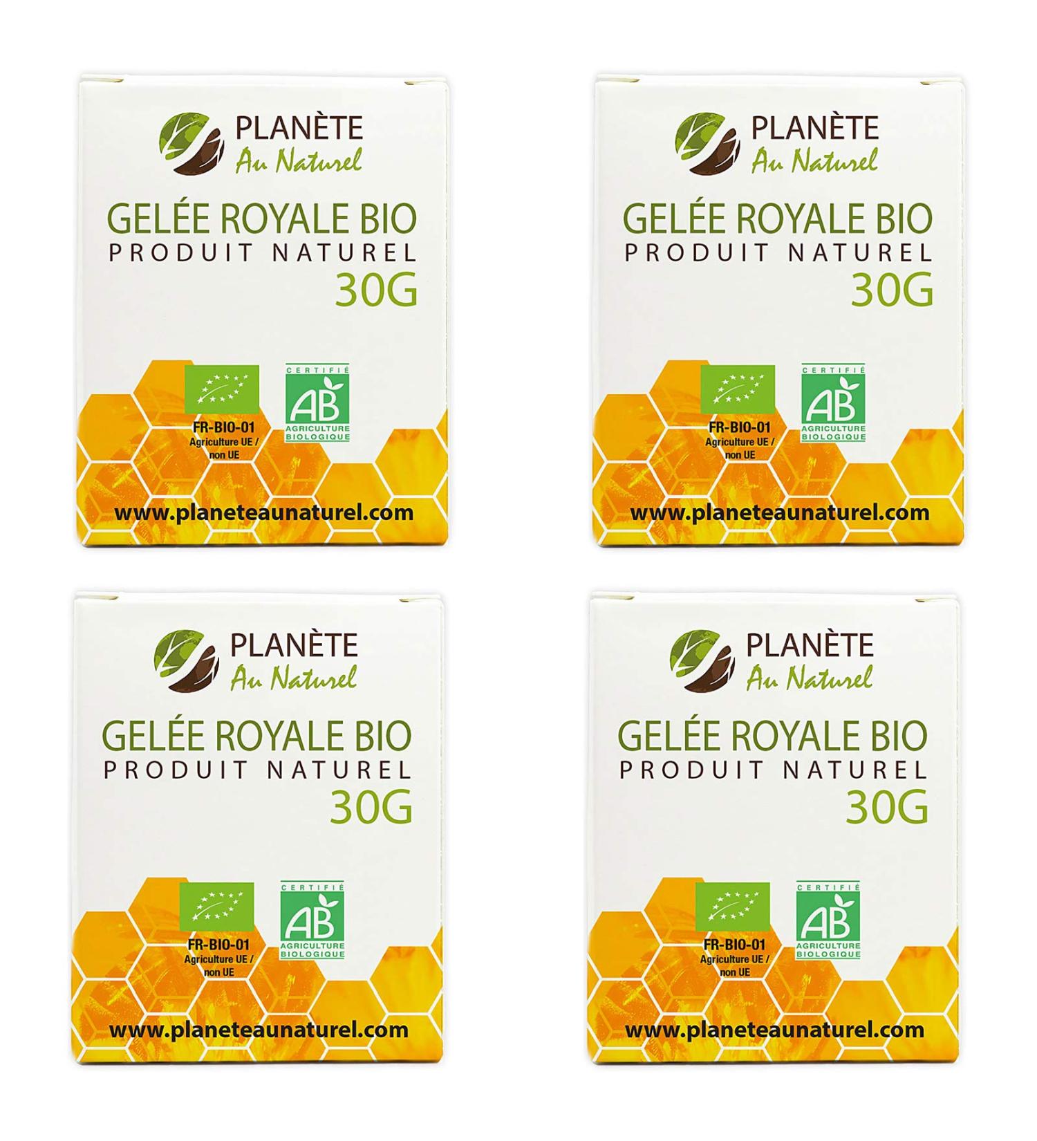 Plan te au Naturel Organic Royal Jelly - 120g - 4 Boxes of 30g - Buy Online on GoSupps.com