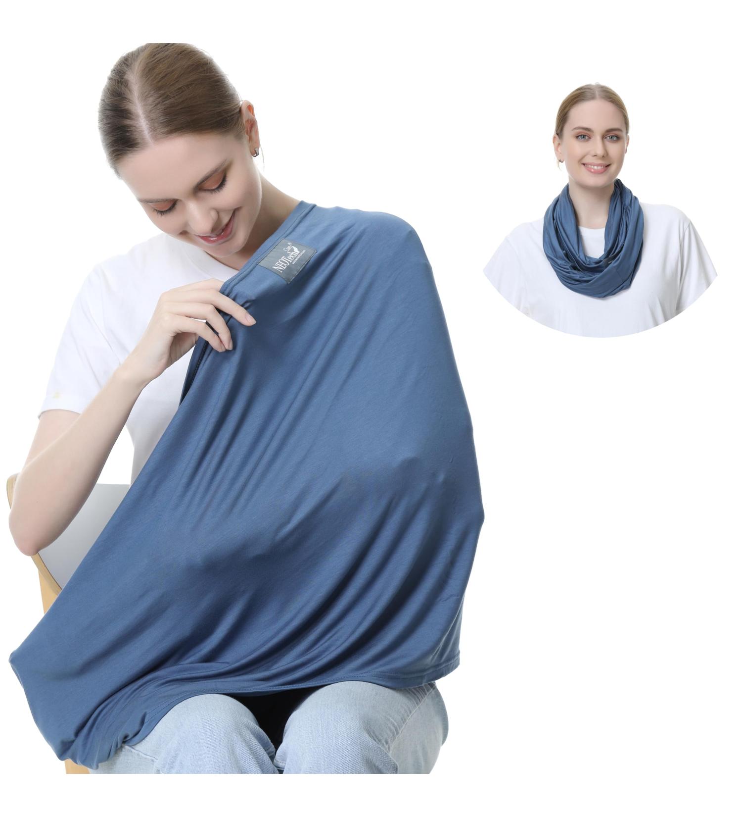 NeoTech Care Baby Nursing Cover Scarf | Soft Fabric | Blue - Buy Online on GoSupps.com