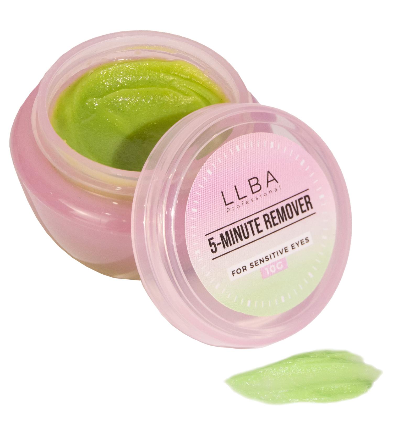 LLBA Lash Gel Remover for Eyelash Extensions - 10ml | Gentle Low-Irritation Formula for Sensitive Skin | Dissolves Strong Glue Quickly - Buy Online on GoSupps.com