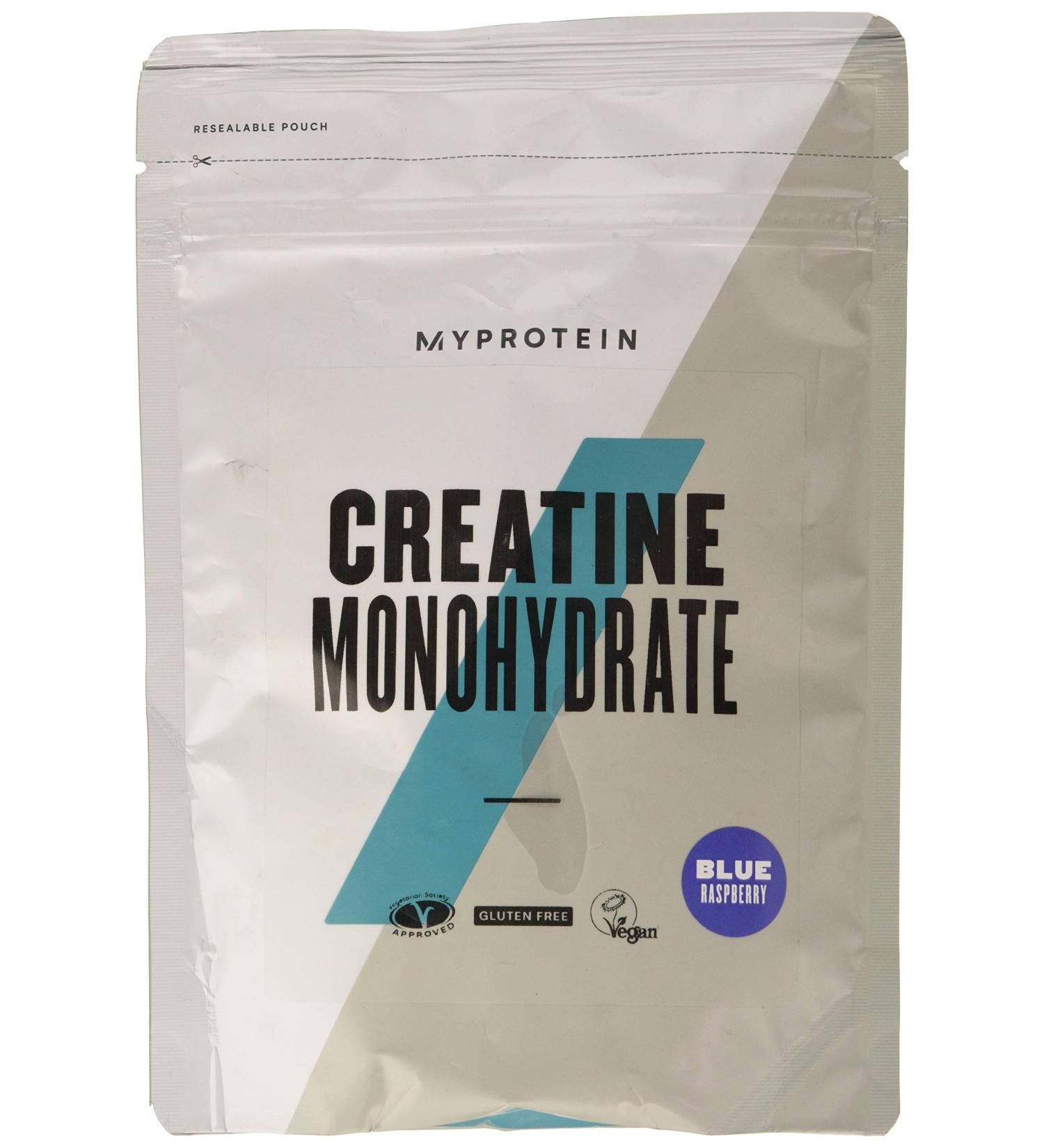 MyProtein Creatine - Blue Raspberry Flavor 250g | Buy Premium Sports Supplements Online - Buy Online on GoSupps.com