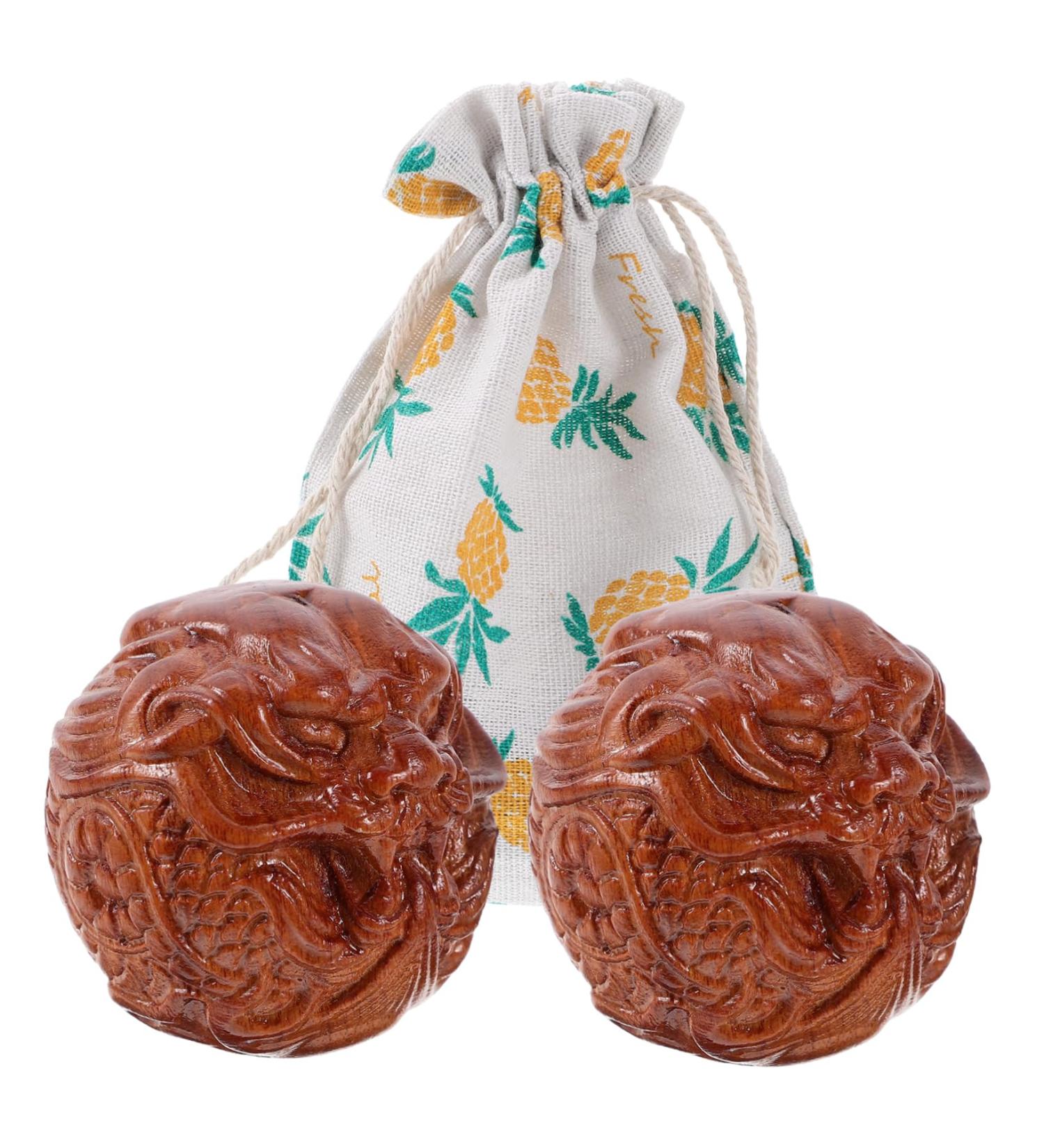 Buy Goohochy Massage Balls - Stress Relief & Muscle Relaxation - Baoding Meditation Balls for Finger Exercise & Hand Massage - Buy Online on GoSupps.com