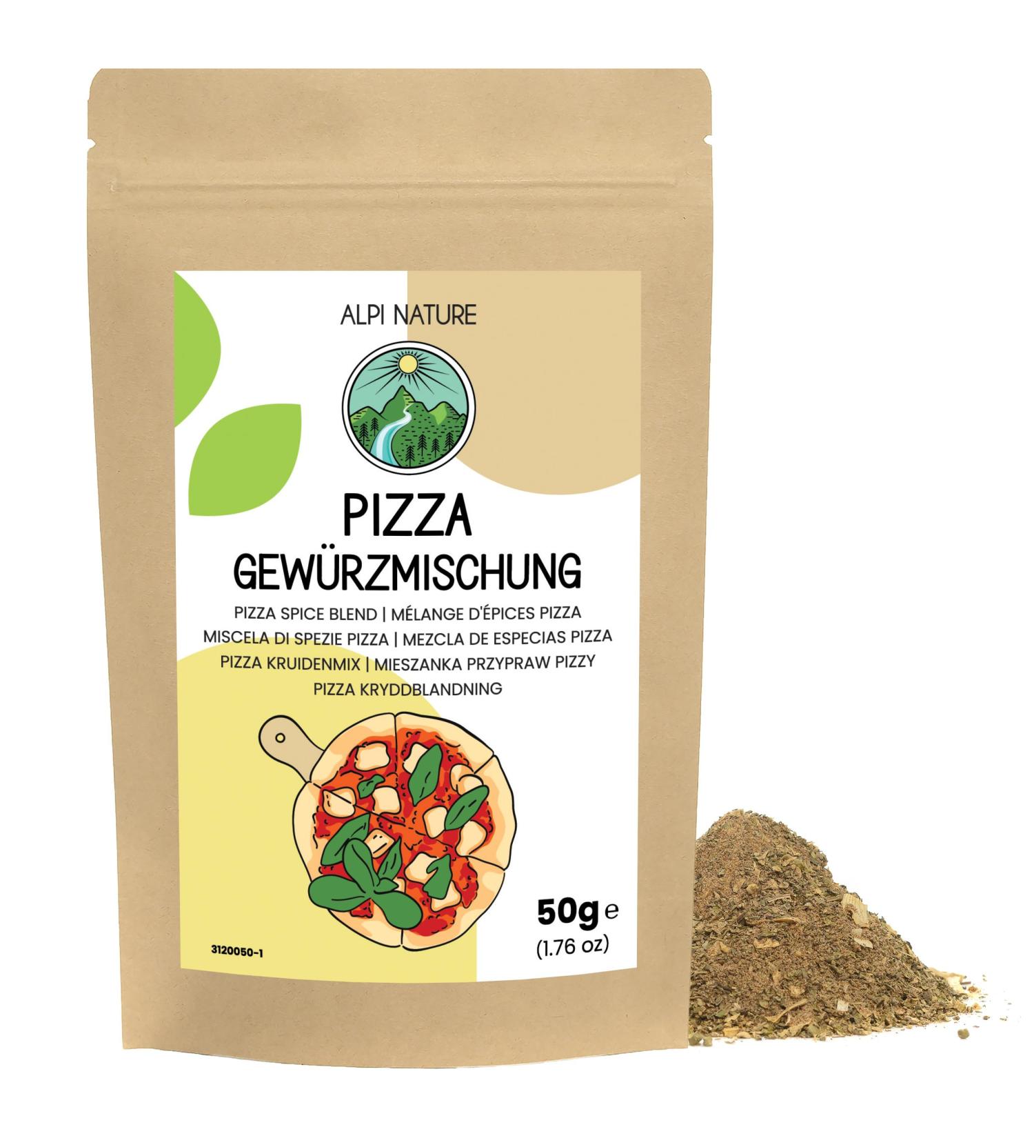  Alpi Nature Pizza Spice Mix 50g by Alpi Nature Pizza Spices & Herbs for Pizza Mixed Herbs for Italian Seasoning Italian Herbs for Pizza Pizza Sauce and Meat - Buy Online on GoSupps.com
