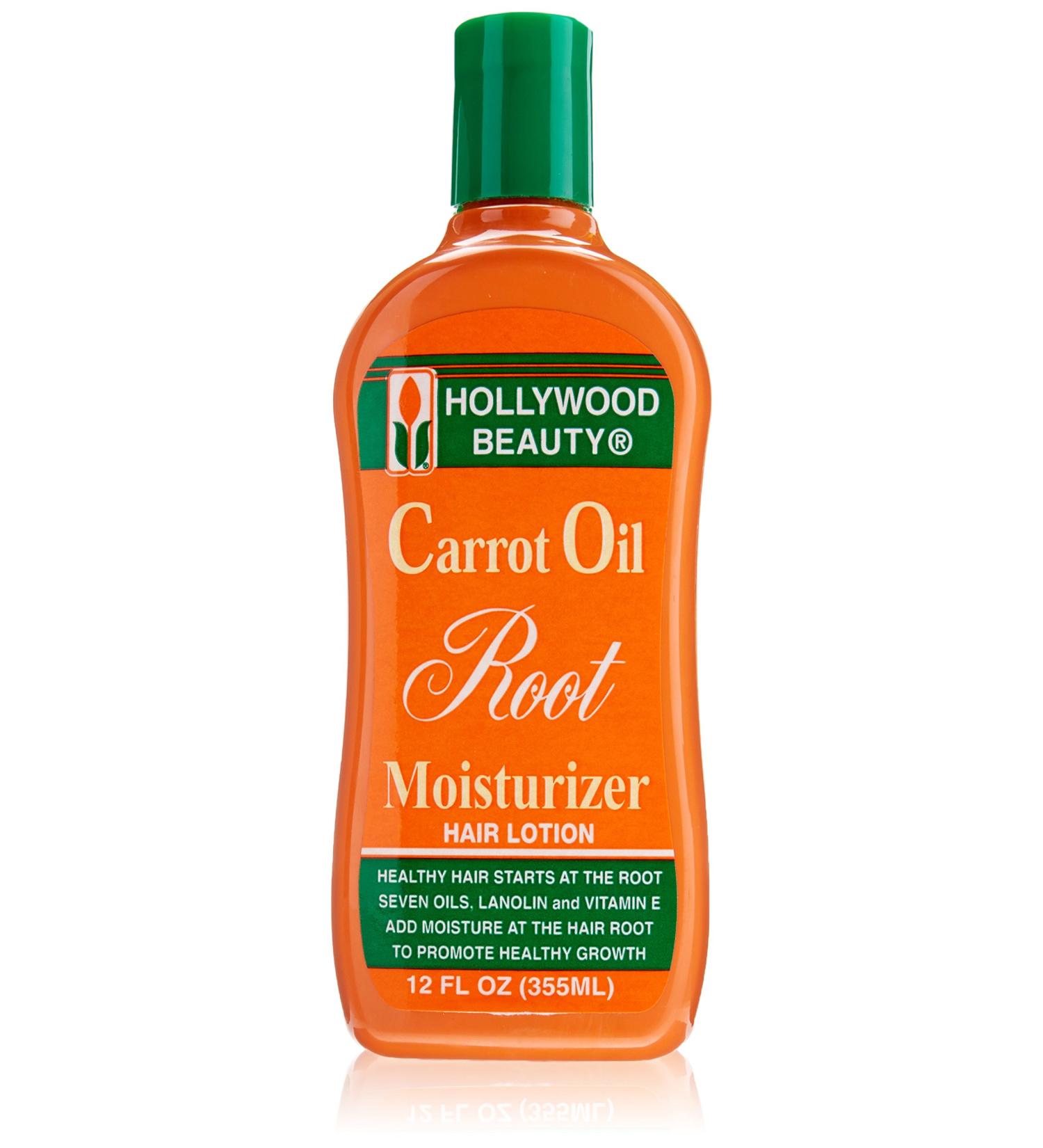 HOLLYWOOD BEAUTY CARROT OIL LOTION CARROT OIL ROOT MOISTURIZER HAIR LOTION 12oz - Buy Online on GoSupps.com