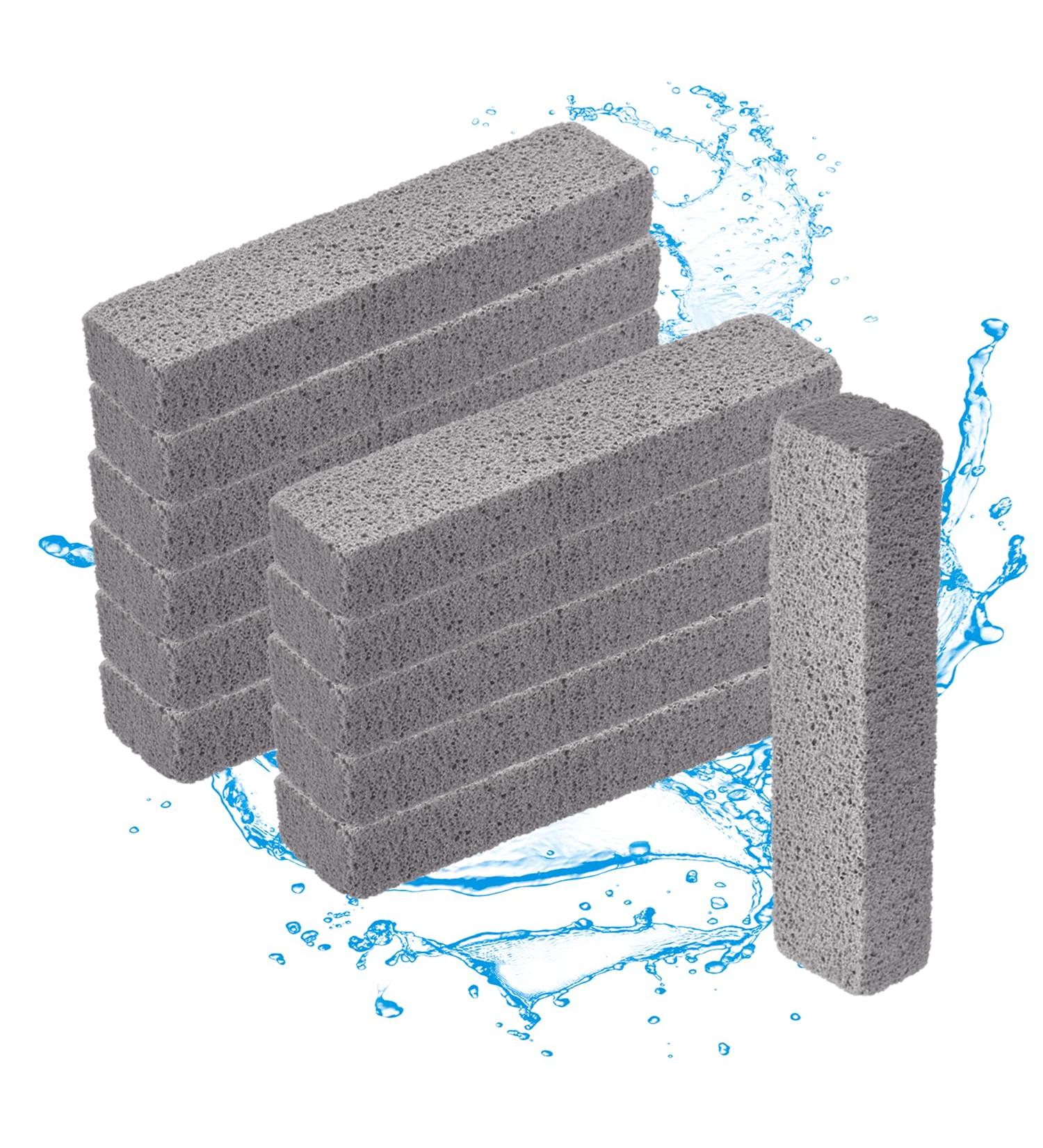 12-Piece Pumice Stone Cleaner Brush Set | Grill Bathroom & Kitchen Cleaning Solutions - Buy Online on GoSupps.com