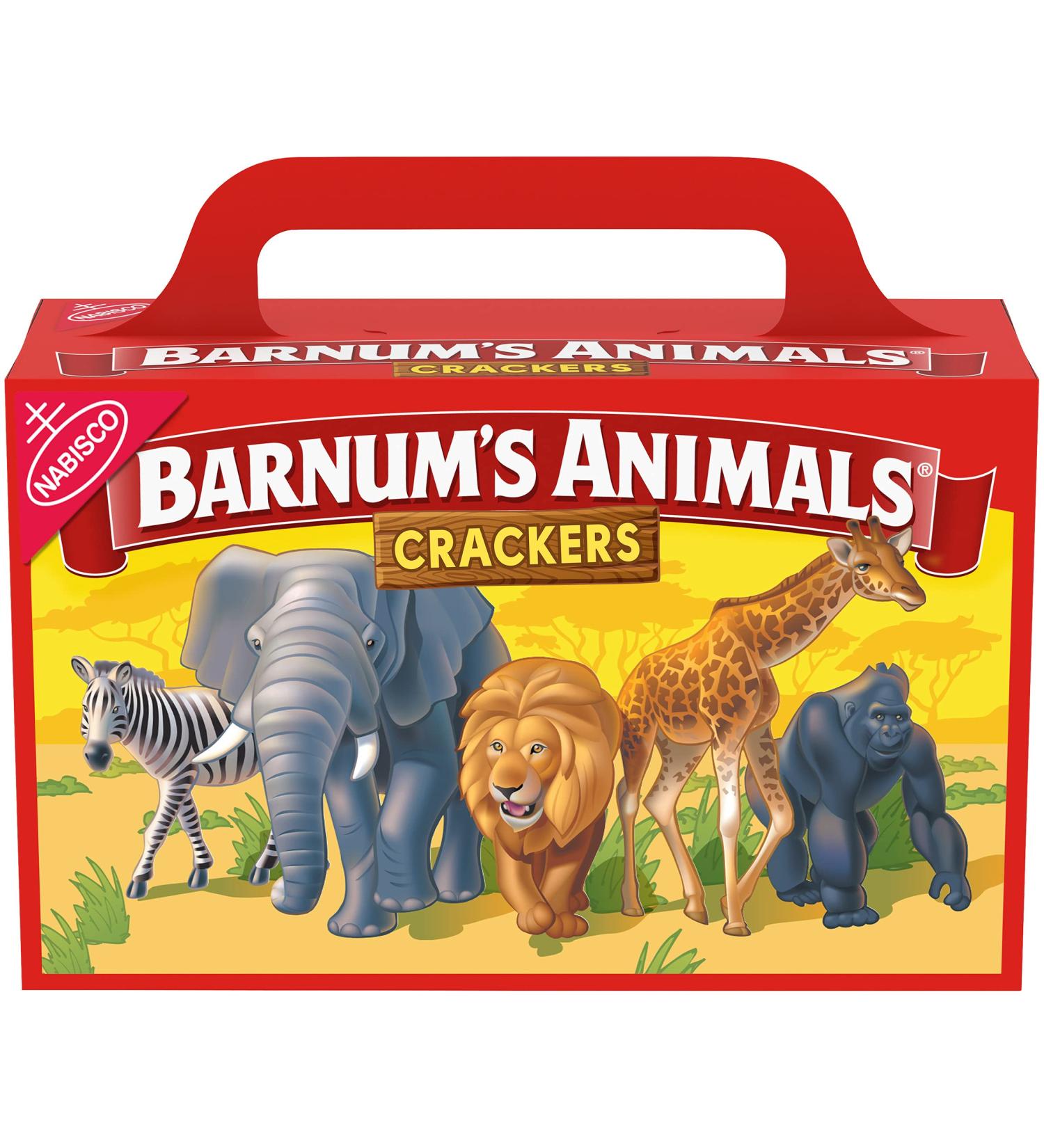 Barnum's Original Animal Crackers - 2.13 oz | Classic Snack for Kids | Circus Themed | Fun Animal Shapes - Buy Online on GoSupps.com