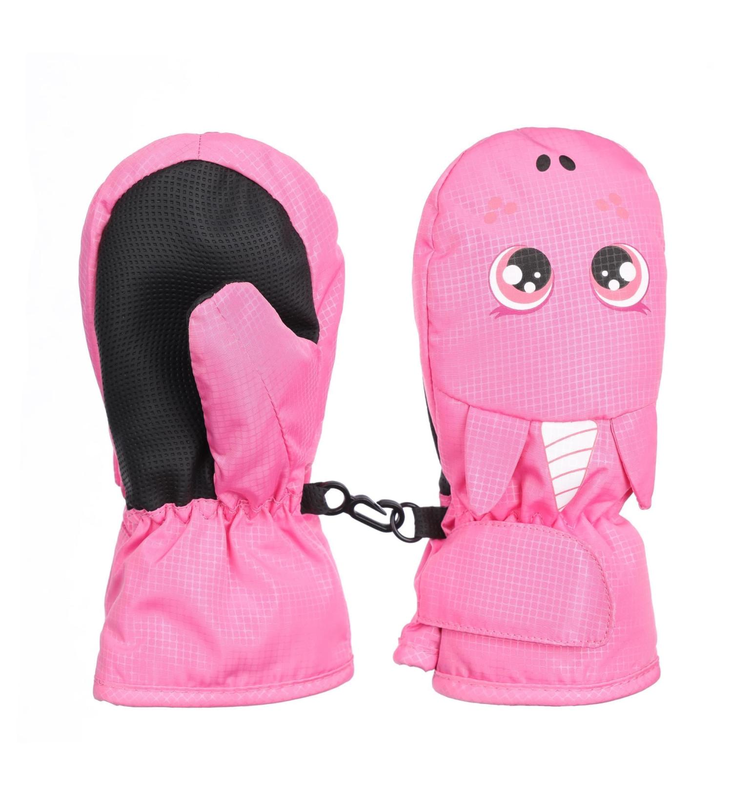 FAYHIJUN Kids Waterproof Winter Mittens - Pink Unicorn, Size L(Age 7-9) - Buy Online on GoSupps.com
