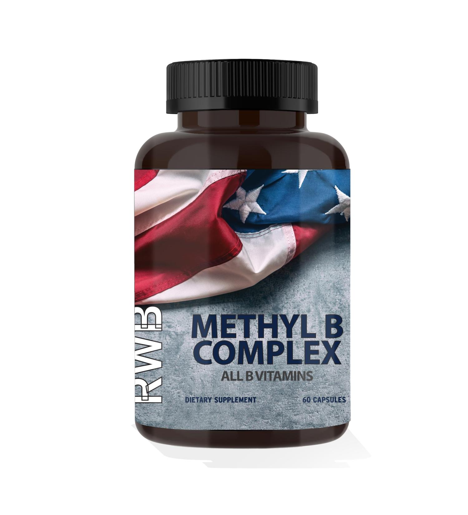 RWB - Methyl BCOMPLEX All B Vitamins - 60 Capsules