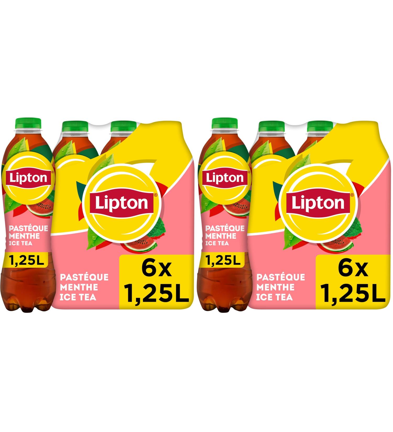 Lipton Ice Tea Past que Menthe 6 x 1 25L Pack (Lot de 2) Past que Menthe 6x1 25L (Lot de 2) - Buy Online on GoSupps.com