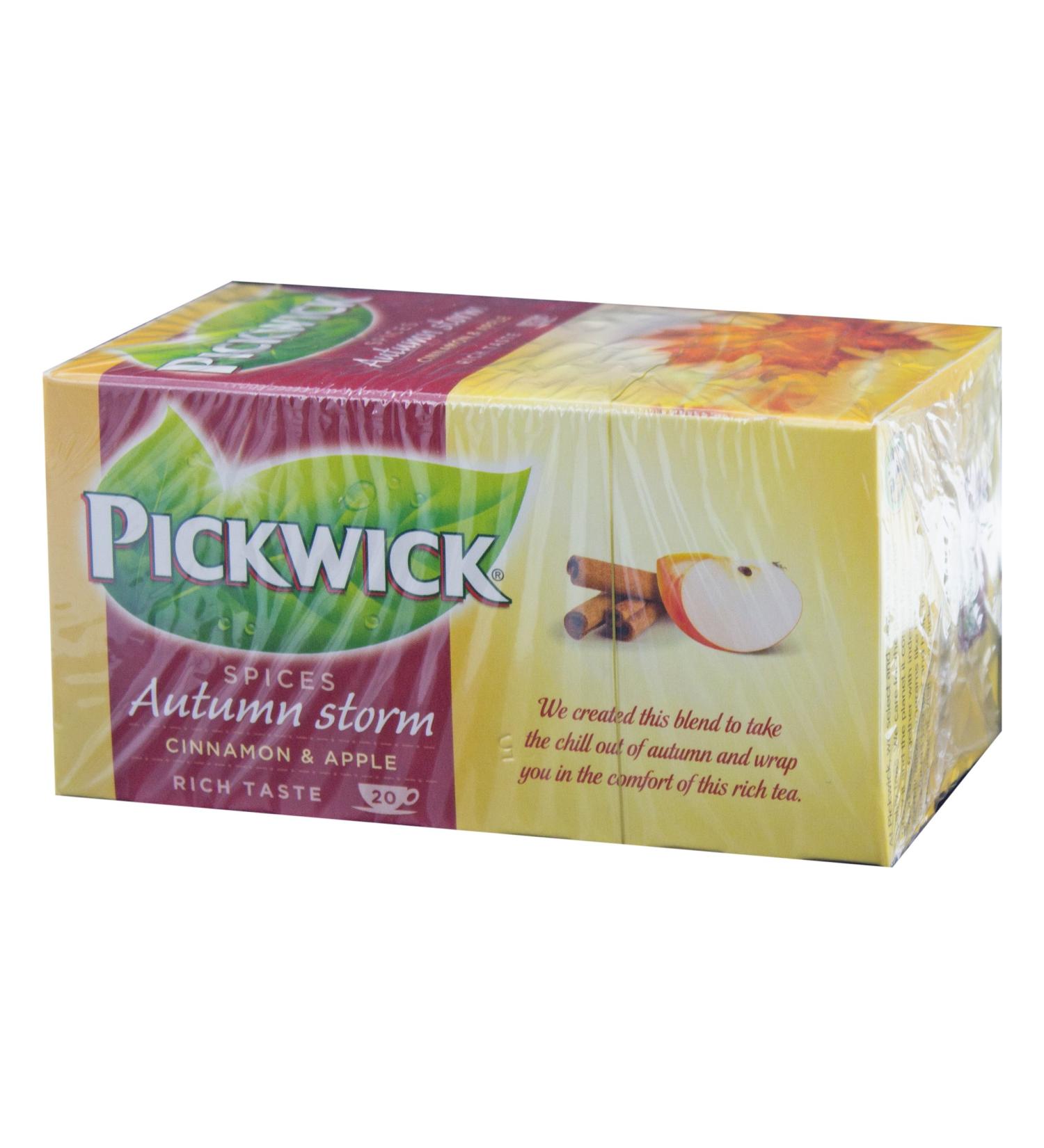 Pickwick Th Autumn Storm cannelle & Pomme Aroma tisierter Th Noir avec des pices 20 Sachets de Th