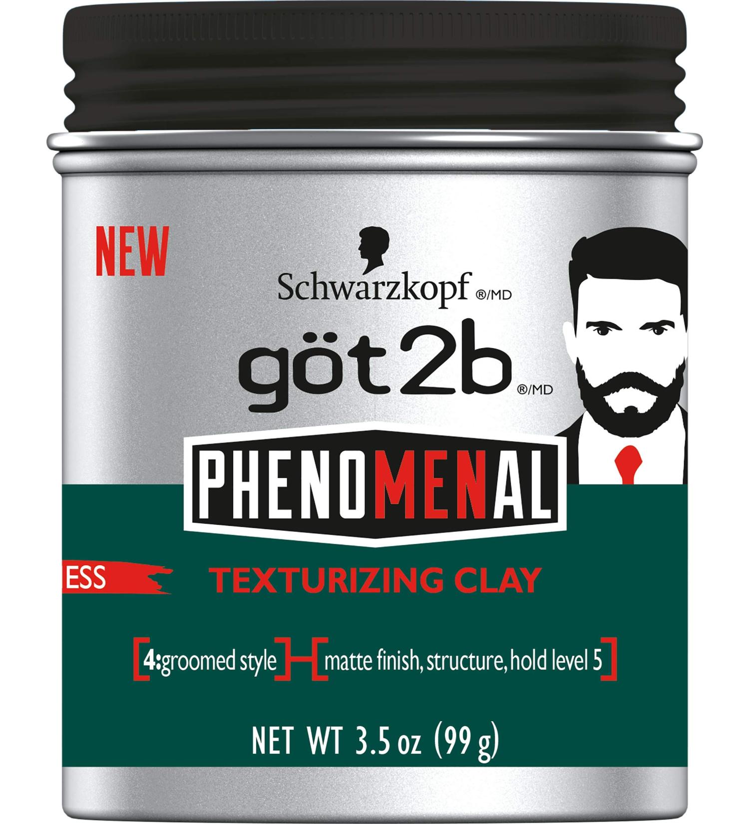 Got2B Phenomenal Texturizing Clay 3.5oz - Define Your Style - Buy Online on GoSupps.com