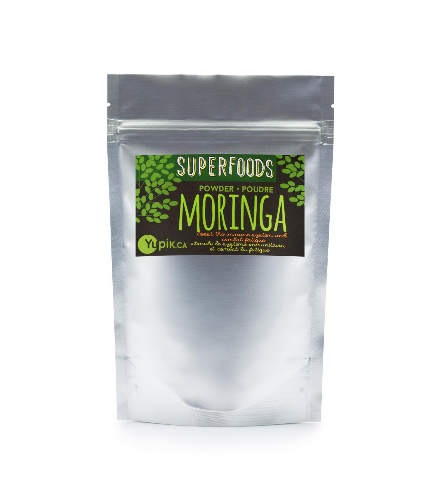 Yupik Organic Moringa Leaf Powder Superfood 1 lb - Non-GMO, Vegan, Gluten-Free - 16 Oz - Buy Online on GoSupps.com