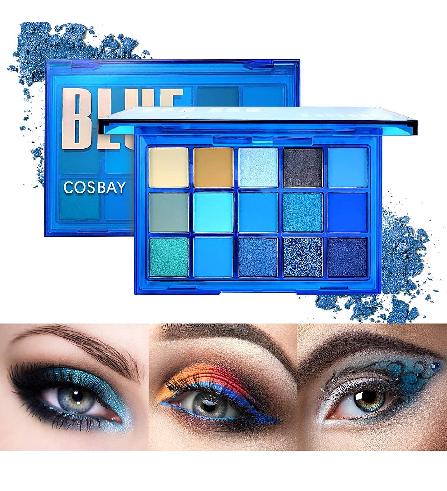 15 Colors Eyeshadow Palette - Ultra Pigmented Shimmer & Glitter Makeup Set for Professional Looks - Buy Online on GoSupps.com