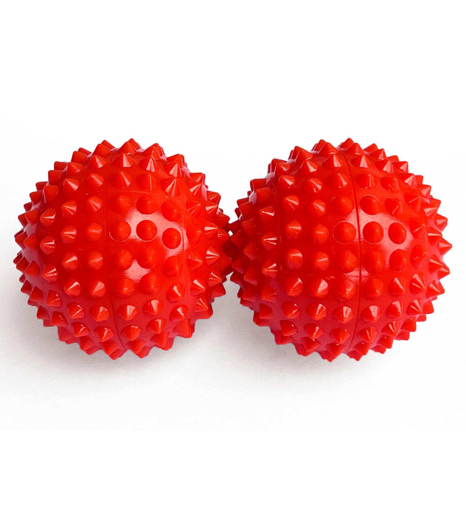 2x DBT Skills Hedgehog Ball - Magnetic Acupressure Stress Relief & Massage Tool (Red Matt 32mm) - Enhance Mobility & Concentration - Buy Online on GoSupps.com