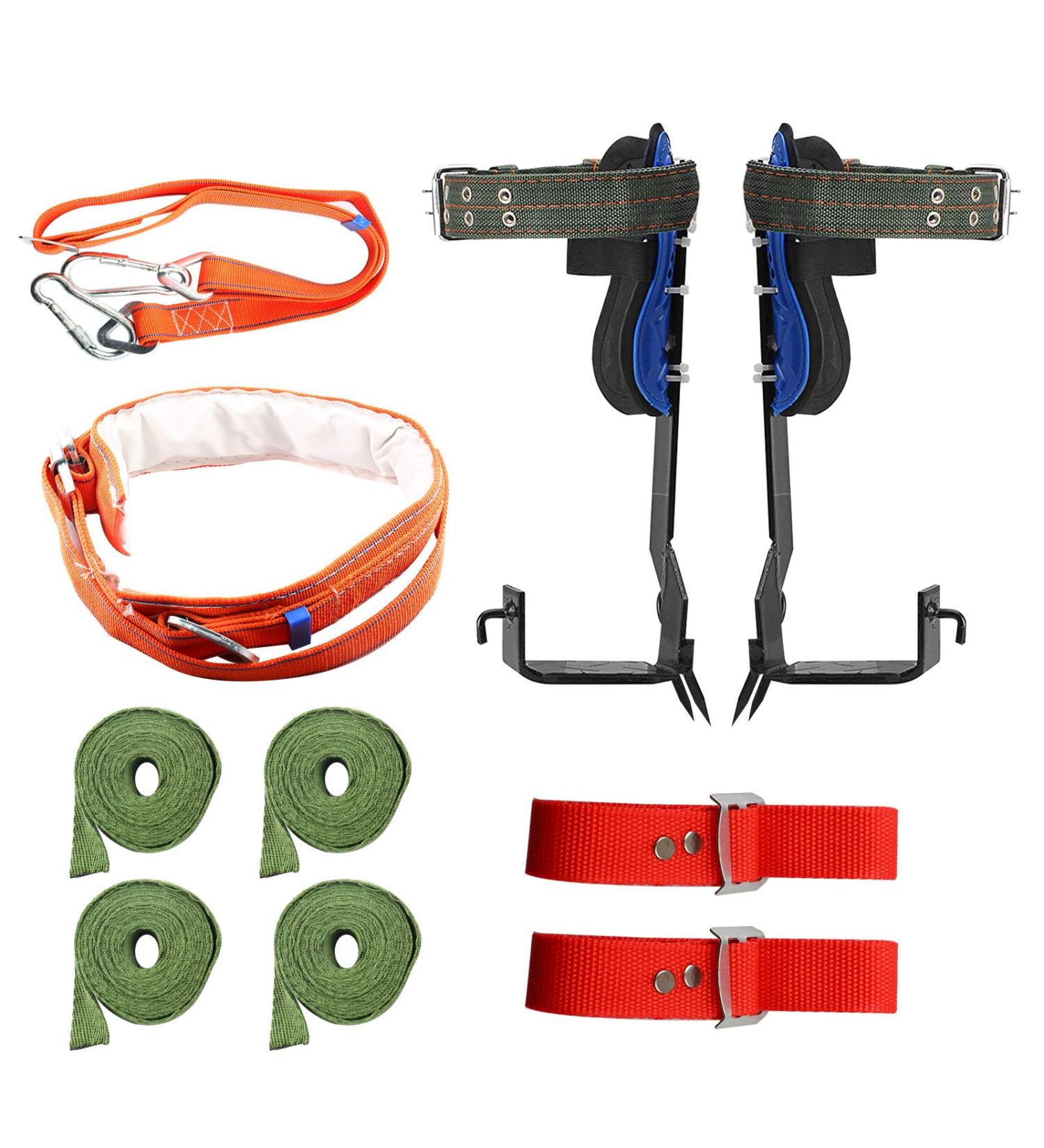 Urbean Tree Climbing Spike Set - Adjustable Climbing Equipment with Seat Belt & Lanyard | International Shipping - Buy Online on GoSupps.com