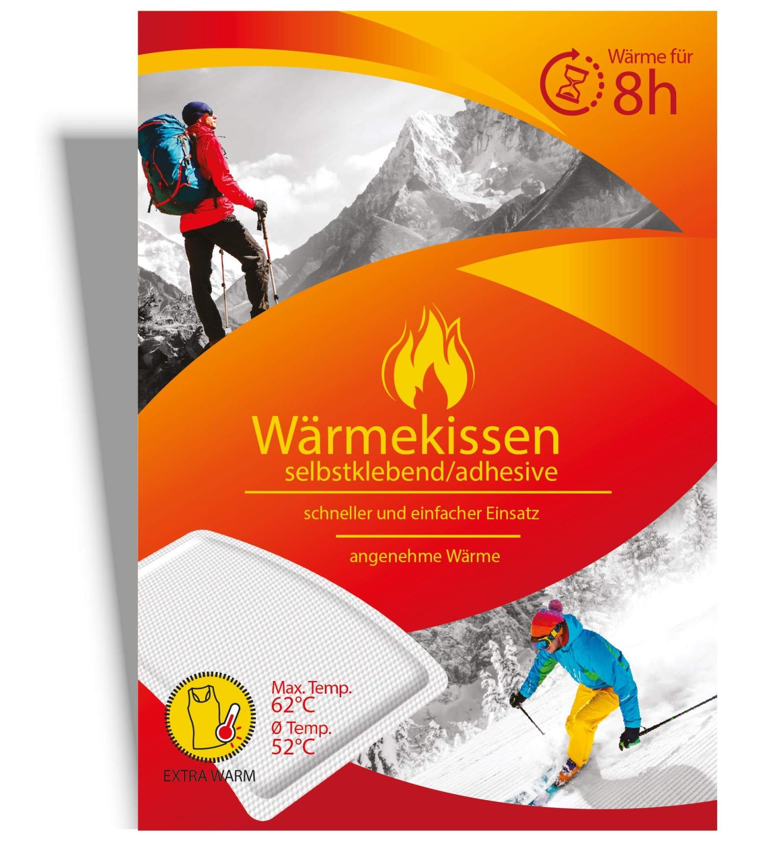 Werunia GmbH Thermal pads with up to 8 hours of heat 10 pieces 14cm x 12cm