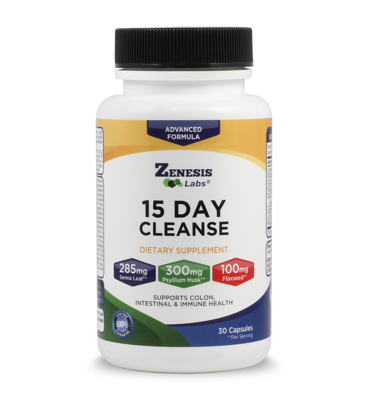 Buy Zenesis Labs 15 Day Detox Cleanse | Natural Gentle & Effective Detox Solution - Free International Shipping - Buy Online on GoSupps.com