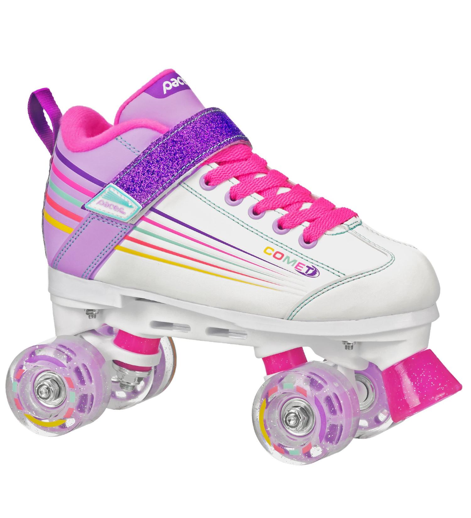 Pacer Comet Kids Roller Skate - White, Kids Size 4 | Buy Online - Buy Online on GoSupps.com