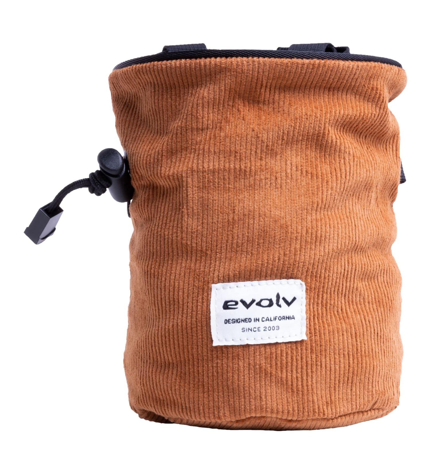 Evolv Corduroy Chalk Bag Brown