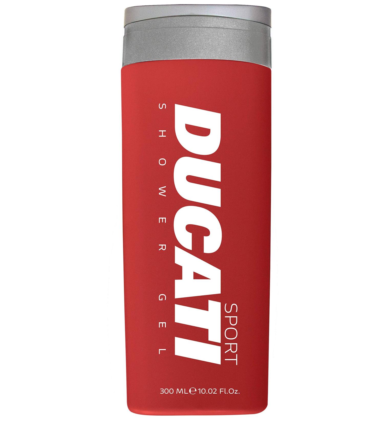 Ducati Sport Shower Gel for Men - Amber Fougere Scent - 10.14 oz | Lavender Bergamot & Sandalwood - Perfect for Active Lifestyles - International Shipping - Buy Online on GoSupps.com