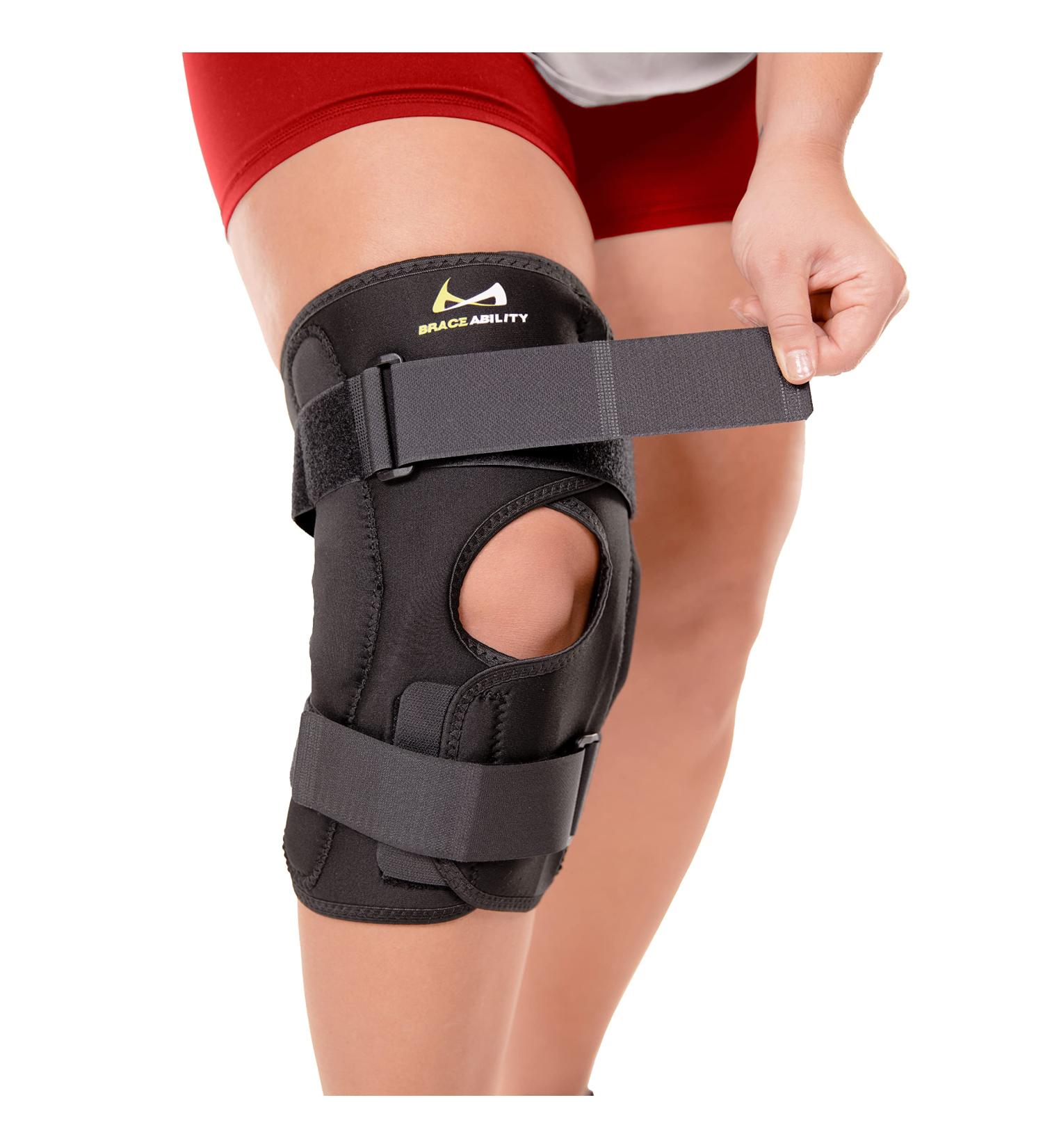 Buy BraceAbility Obesity Hinged Knee Brace XXXL | Plus Size Support for Arthritis Joint Pain Relief & Ligament Weakness - Ideal for Men & Women - Buy Online on GoSupps.com