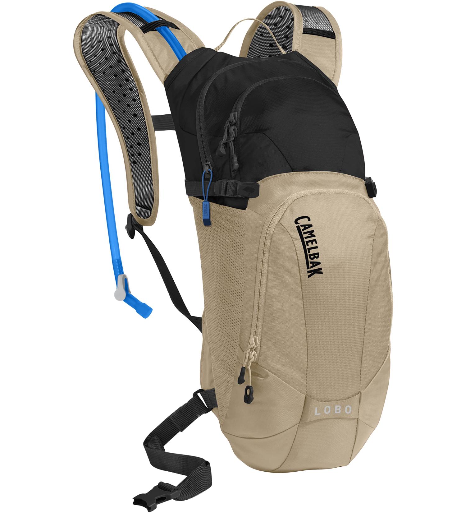 CamelBak Lobo Bike Hydration Backpack with Helmet Carry | Magnetic Tube Trap | 100 oz - Kelp/Black - Buy Online on GoSupps.com