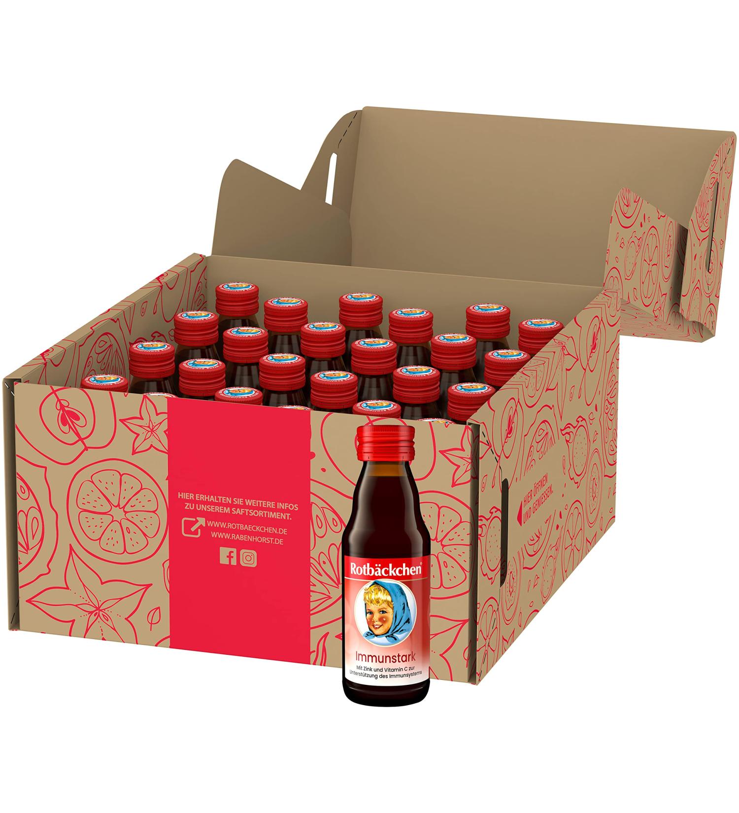 ROTBCKCHEN Immunstark MINI 24-Pack - Multifruit Juice with Zinc & Vitamin C | International Shipping - Buy Online on GoSupps.com