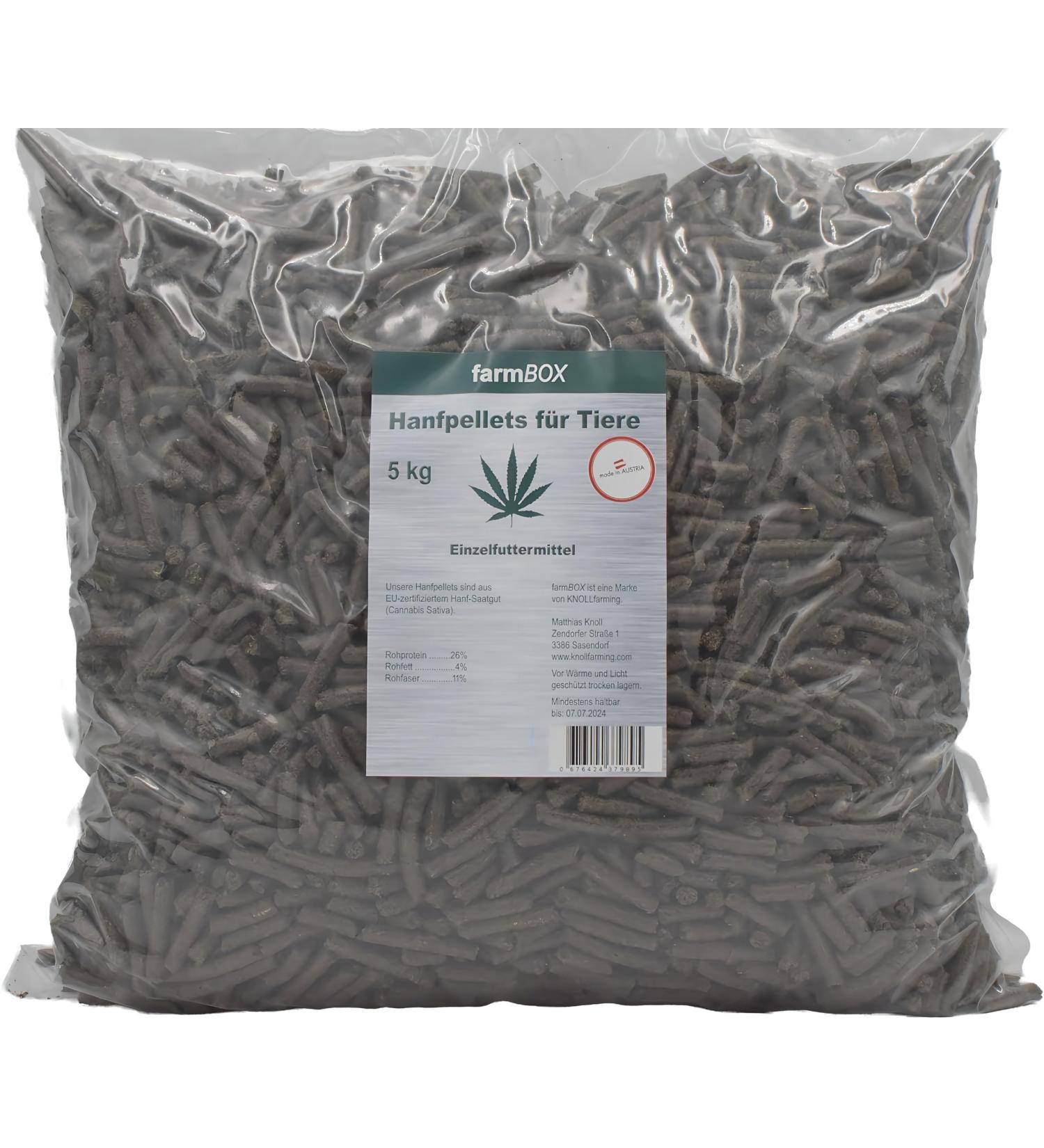 farmBOX Hemp Pellets for Animals (5 kg)
