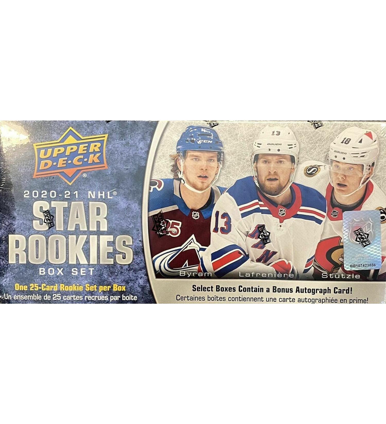 2020 2021 Upper Deck NHL Limited Edition Star Rookies Factory Sealed 25 Card Set - Buy Online on GoSupps.com