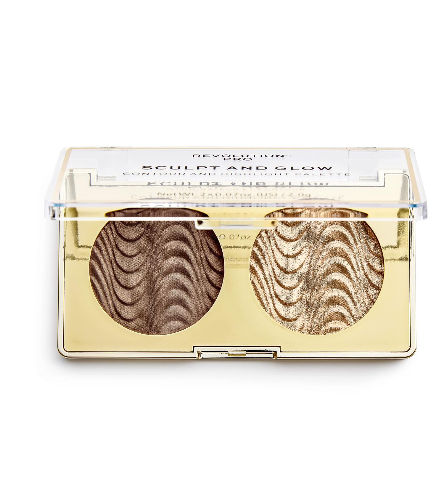 Revolution Beauty London Pro Sculpt and Glow Face Palette Savanna Nights 2 Shades 4g Savanna Nights 1 count (Pack of 1) - Buy Online on GoSupps.com