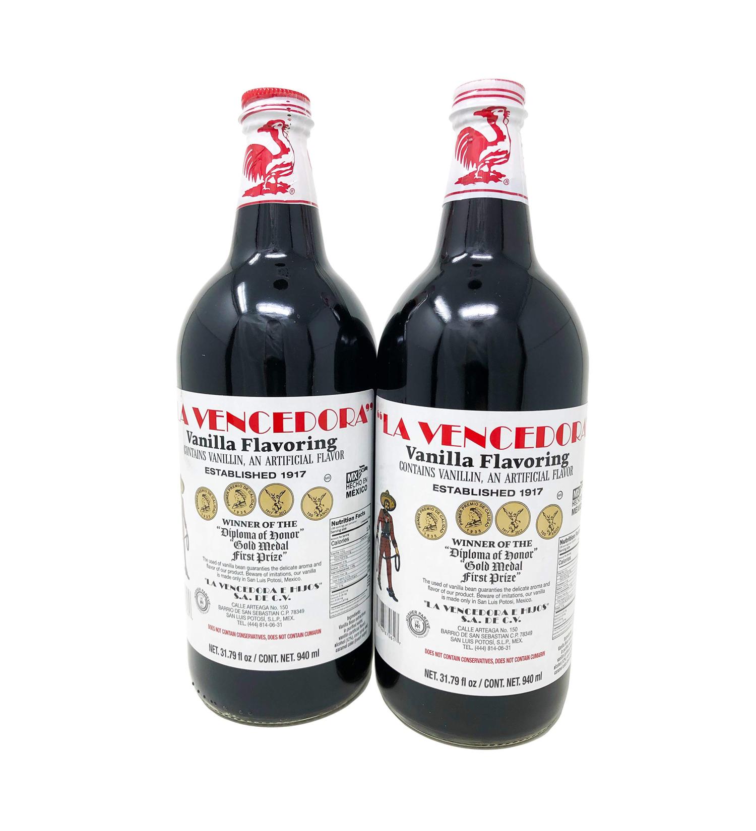 La Vencedora Mexican Vanilla 31.8oz - Pack of 2 (63.58 fl oz total) - Buy Online on GoSupps.com
