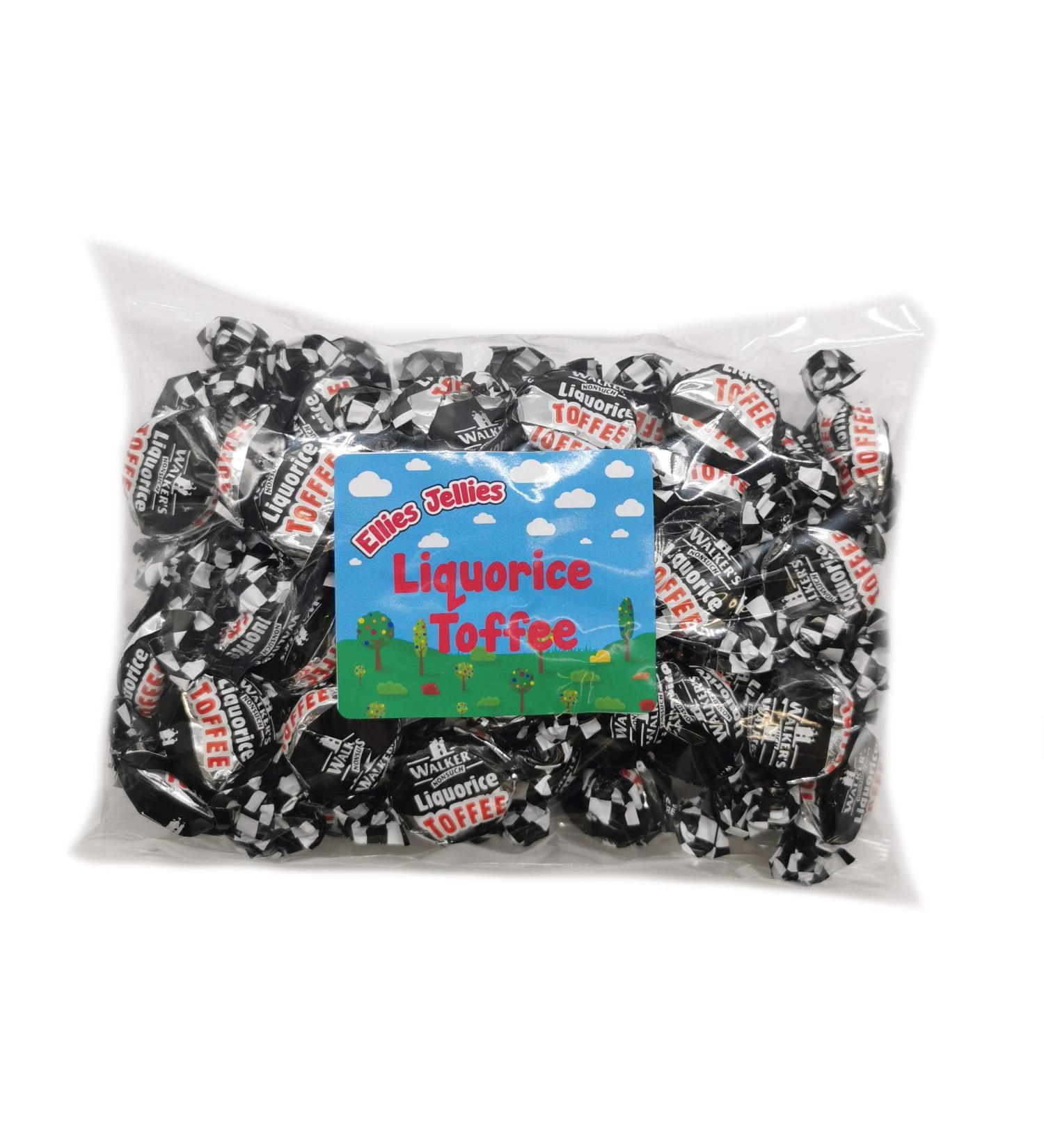 Ellies Jellies Liquorice Toffee 500g Bag