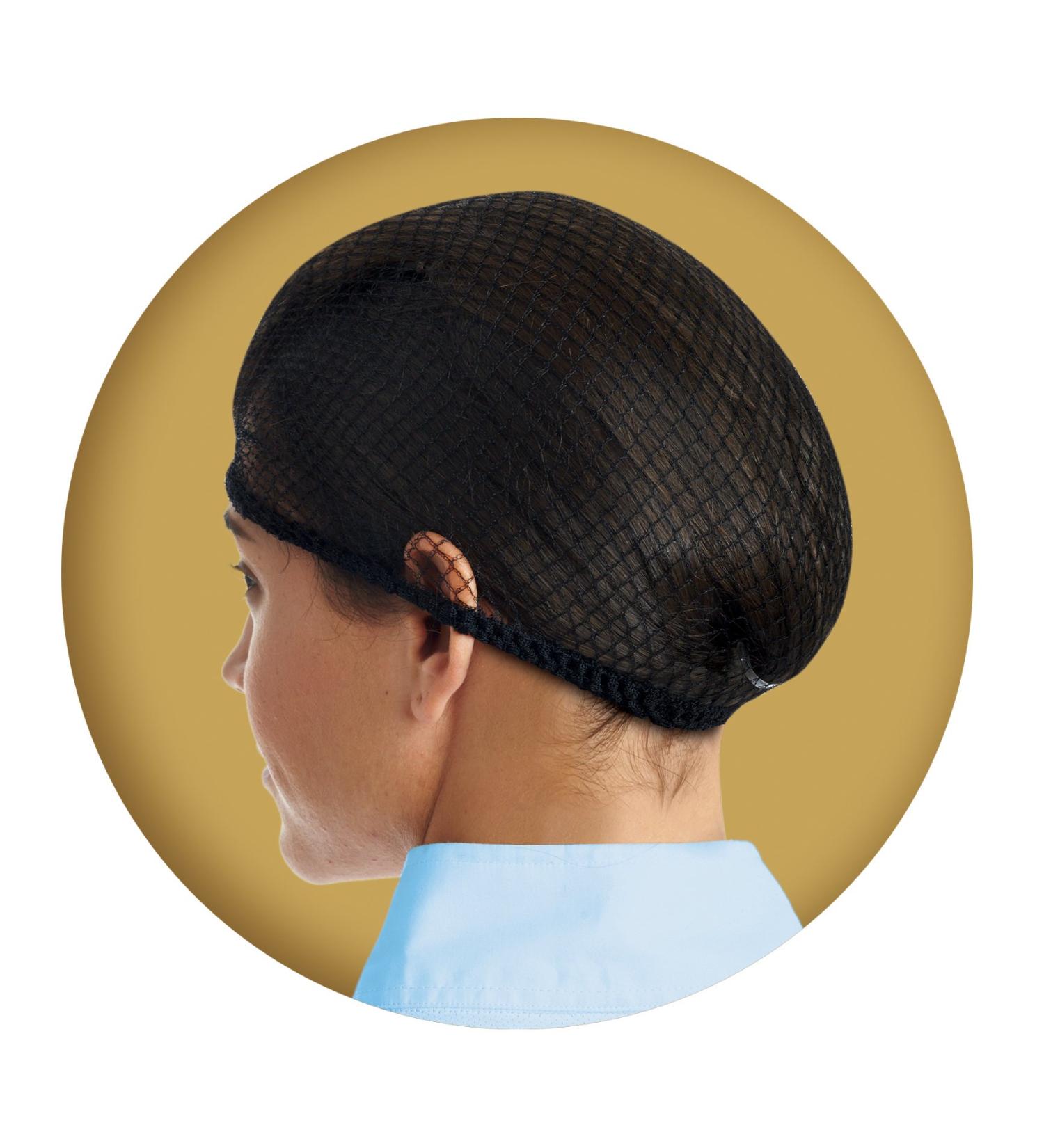 Ovation Deluxe Hair Net Pack of 2 Black One Size