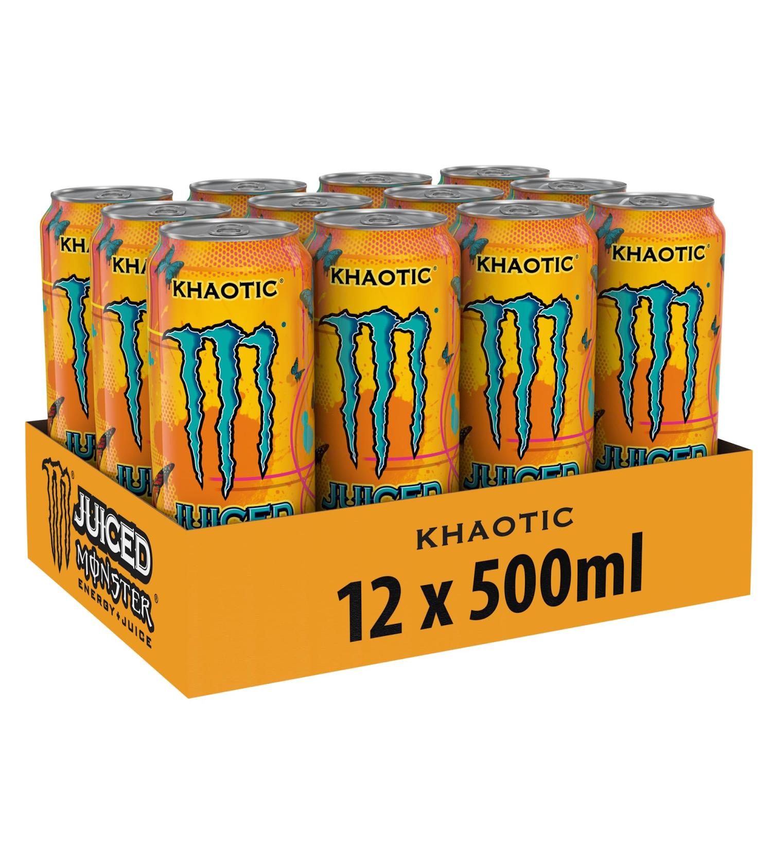  Monster Monster Energy Khaotic 12 x 500 ml - Buy Online on GoSupps.com